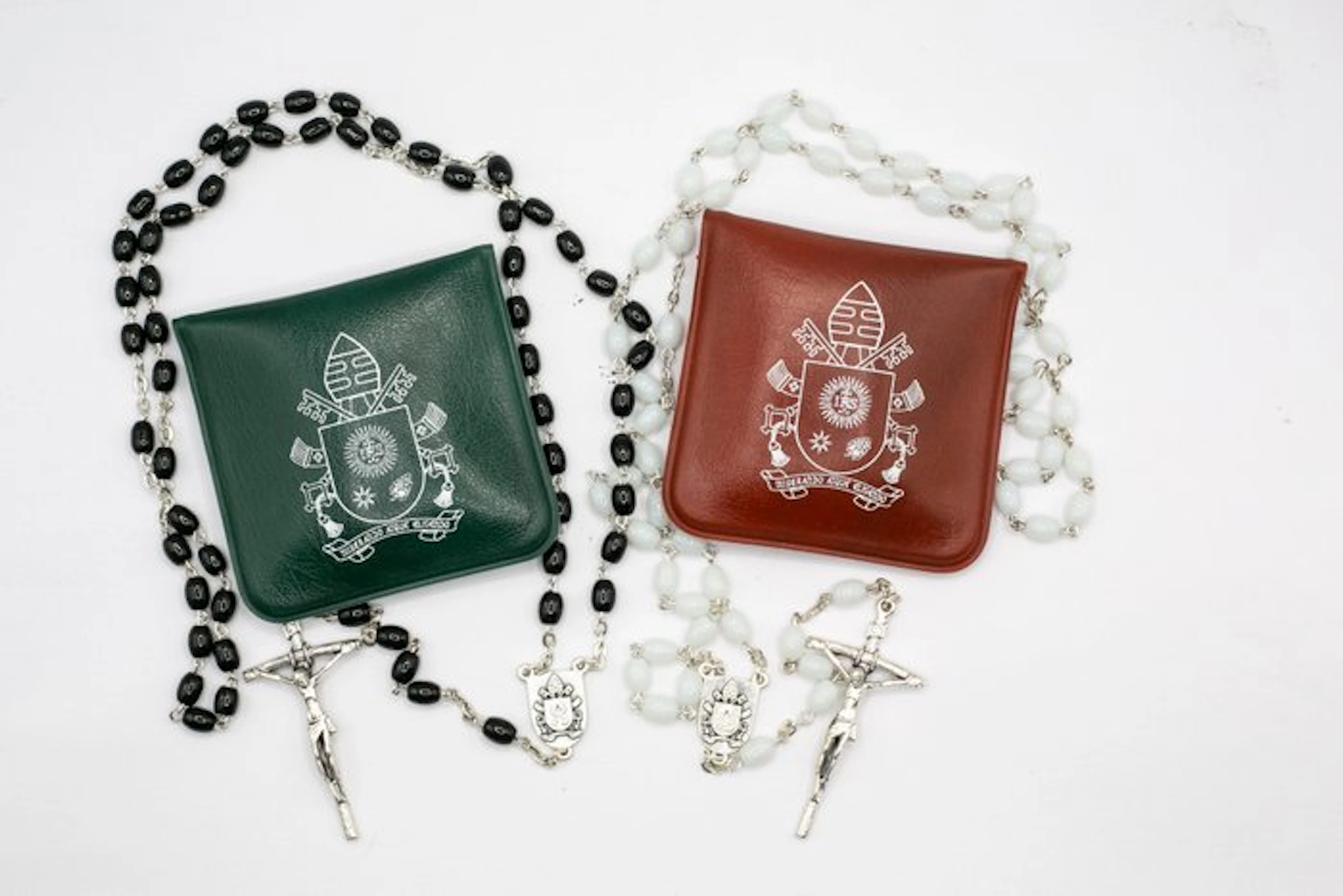 Rosary (2) - Pope Francis - Pair of Rosaries Donated and...