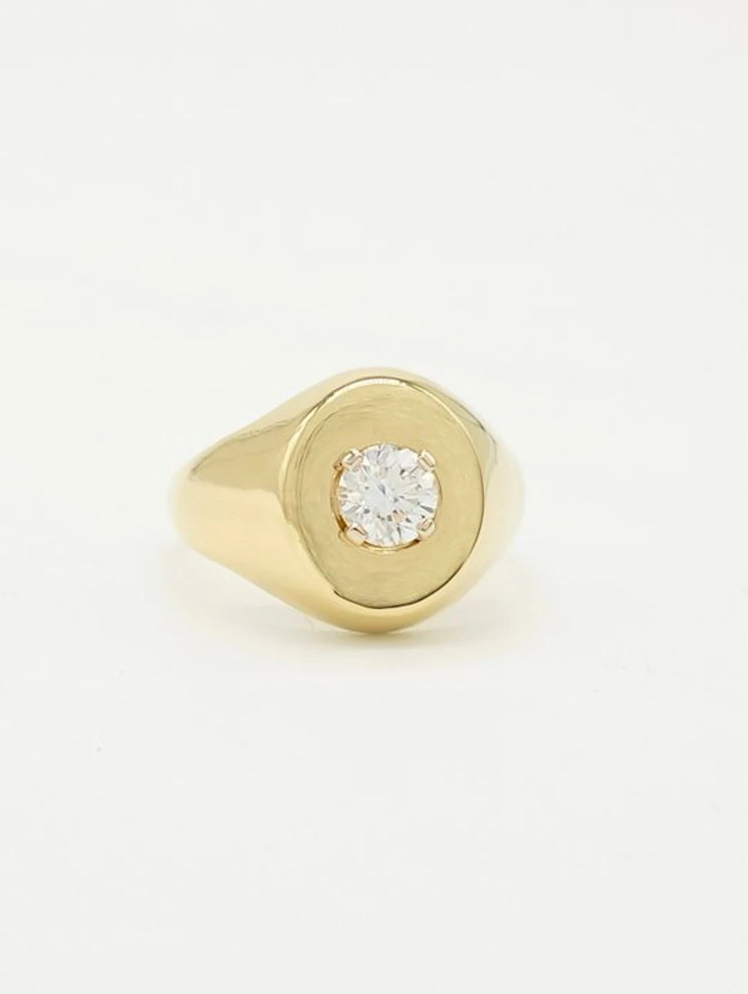 Ring - 18 kt. Yellow gold Diamond (Natural)