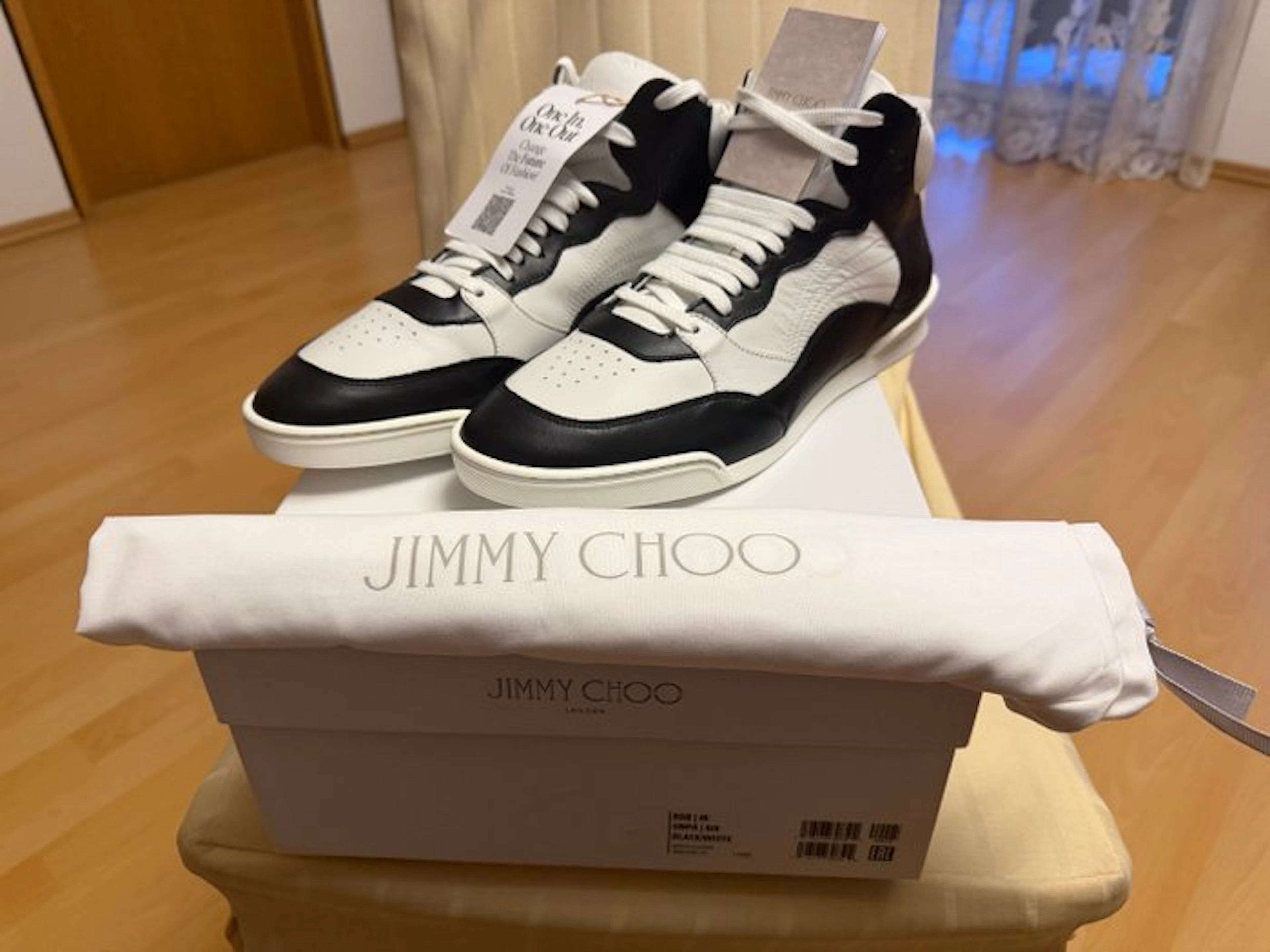 Jimmy Choo - Hoher Sneaker - High-top trainers - Size: EU 45 - New with tags