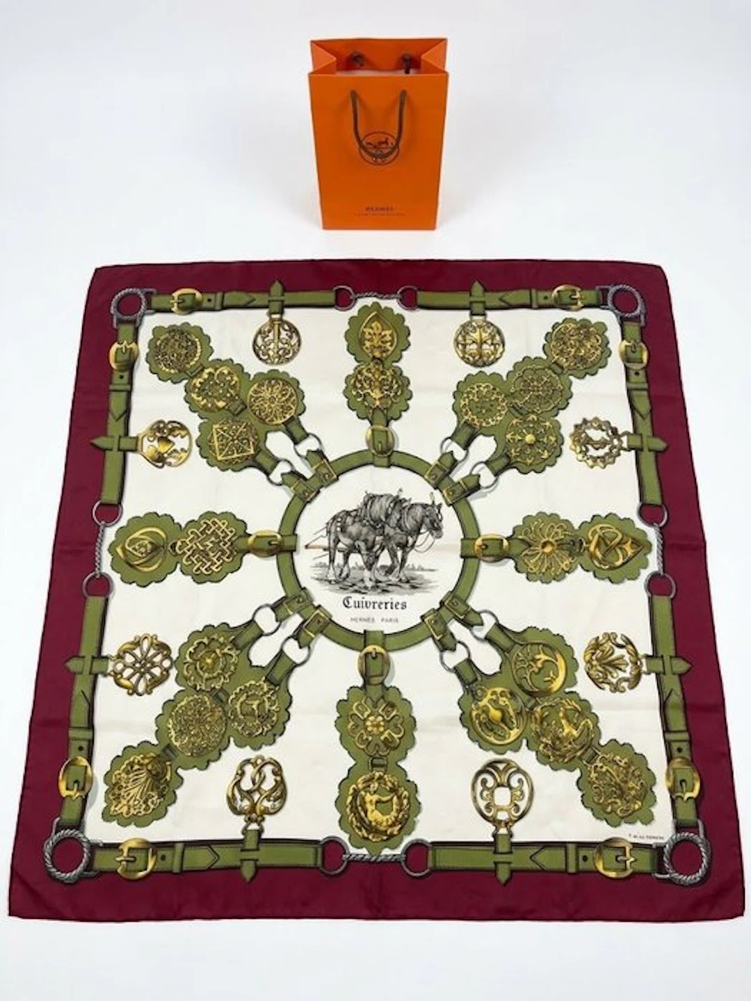 Hermès - Cuivreries - Foulard