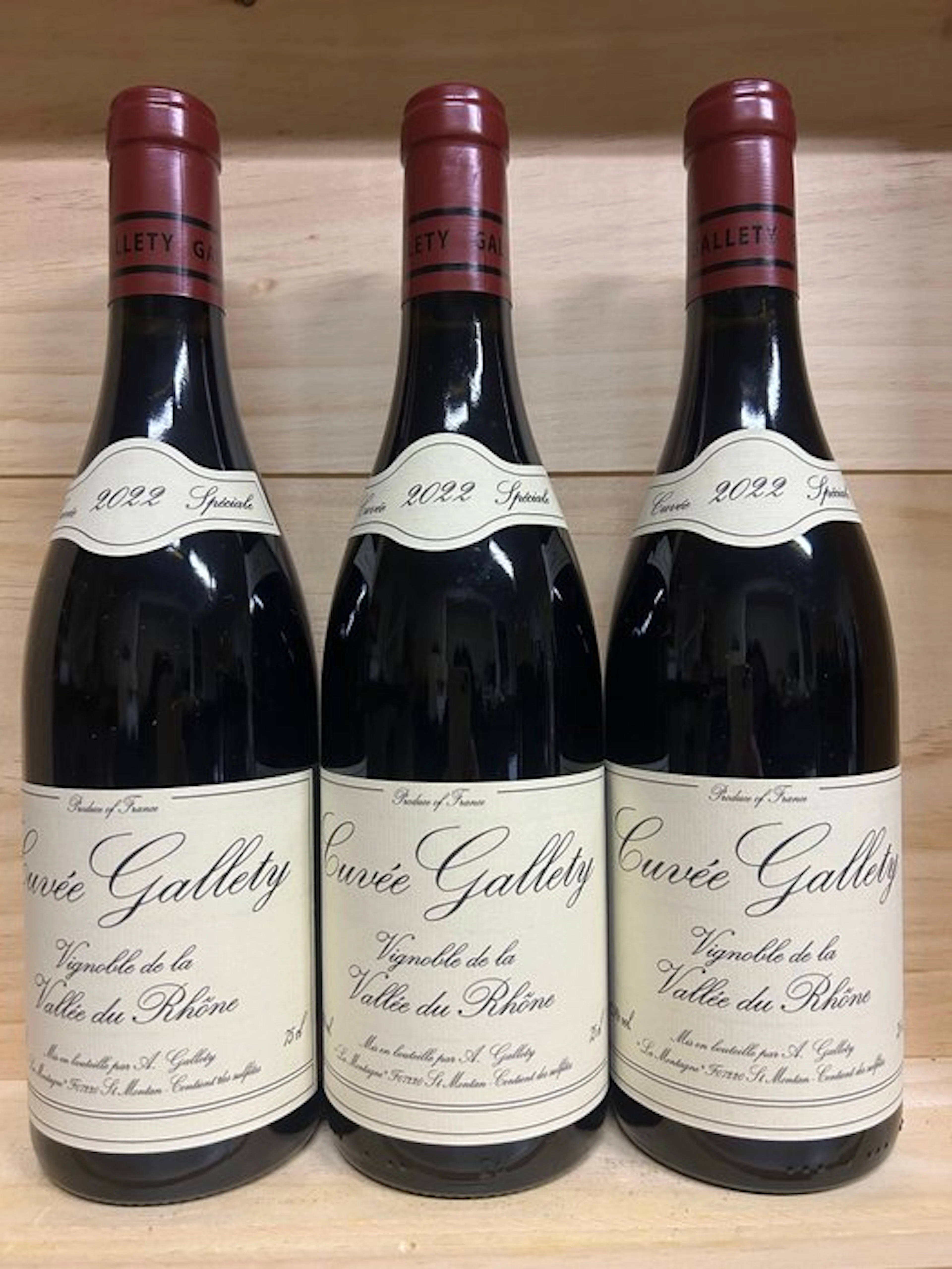 2022 Cuvée Gallety Côtes du Vivarais 2022 - Ardèche - 3 Bottles (0.75L)