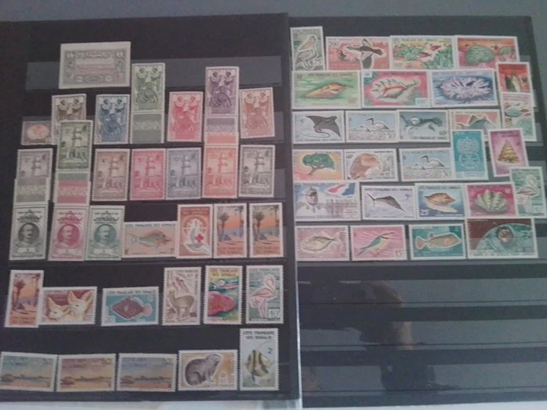 Somalia - Stamp collection from the French Somaliland (Somali Coast)