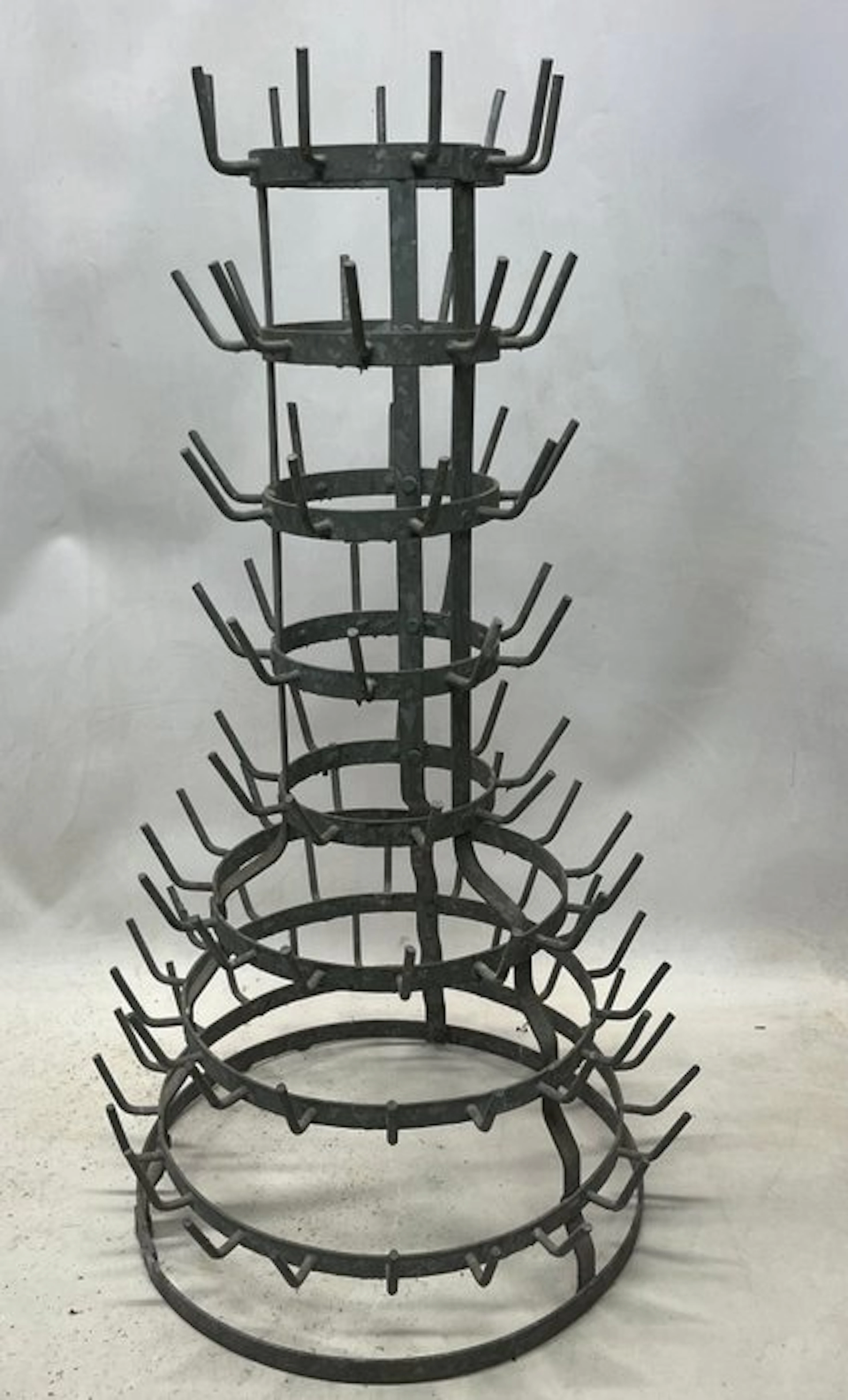Wine accessory - Bottle dryer standing model - Wrought...