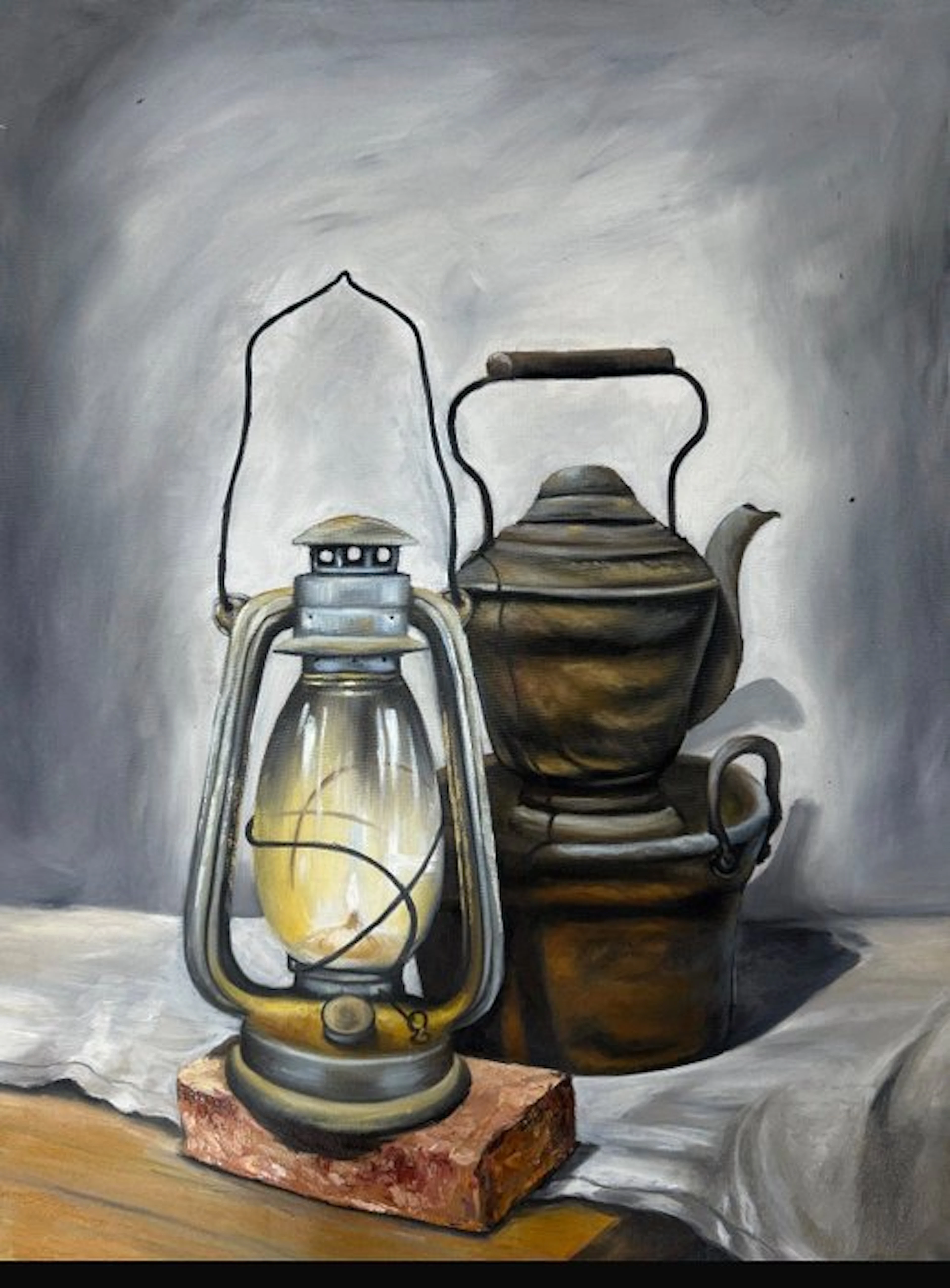 Tran Van khoa (1997) - Lumière d'antan 80 x 60 cm → No Reserve ✓