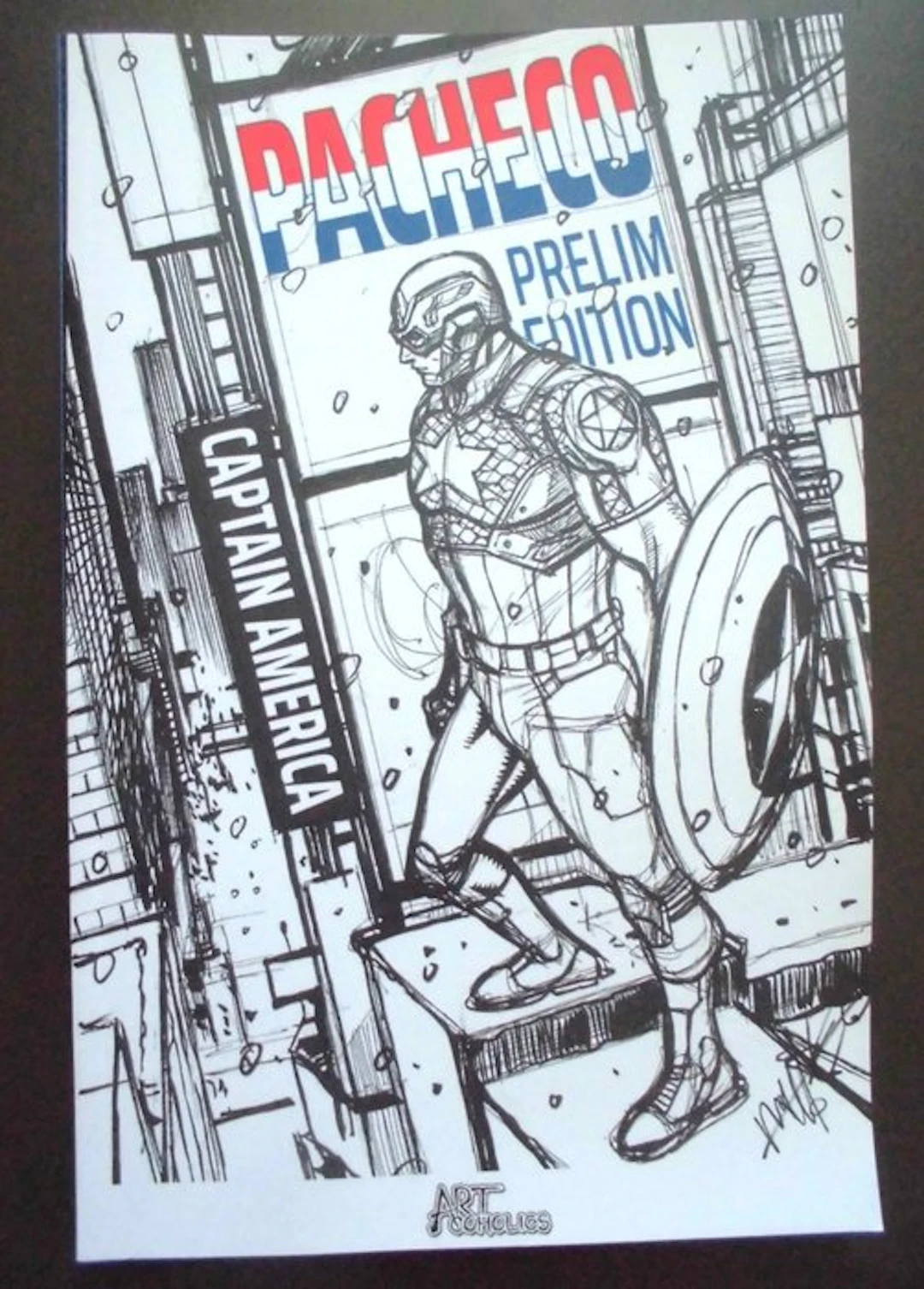 Captain America - Captain America Prelim Edition SIGNED...