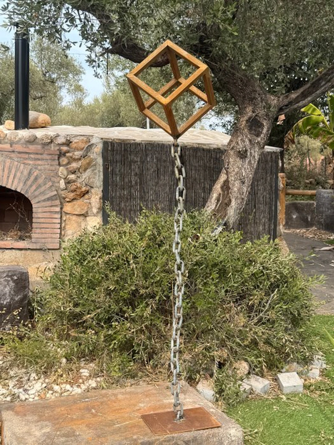 Ana Lucia B.M - Sculpture Corten - XXL - NO Reserve