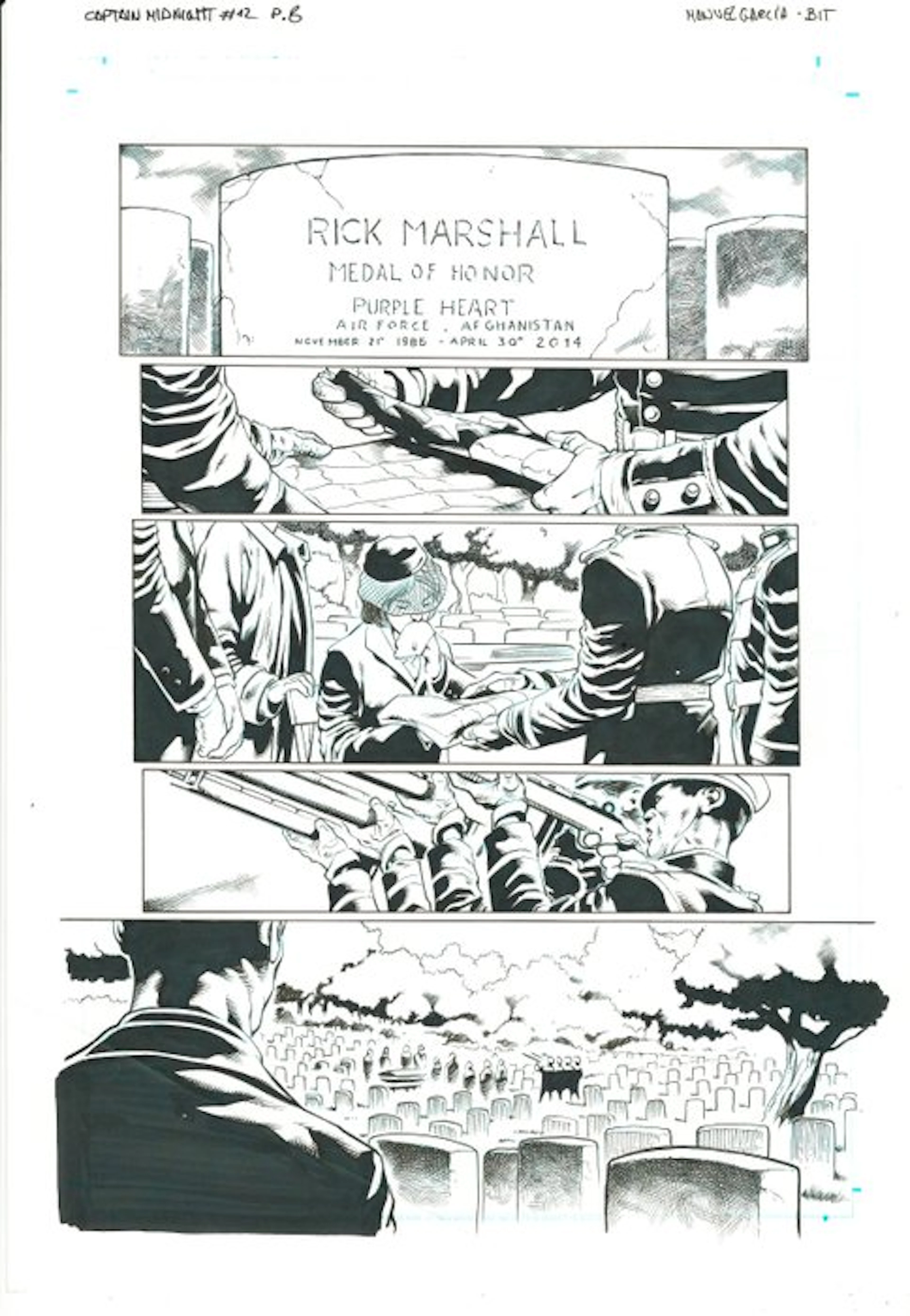 Manuel García & Bit - 1 Original page - Captain Midnight - #12 Page 8