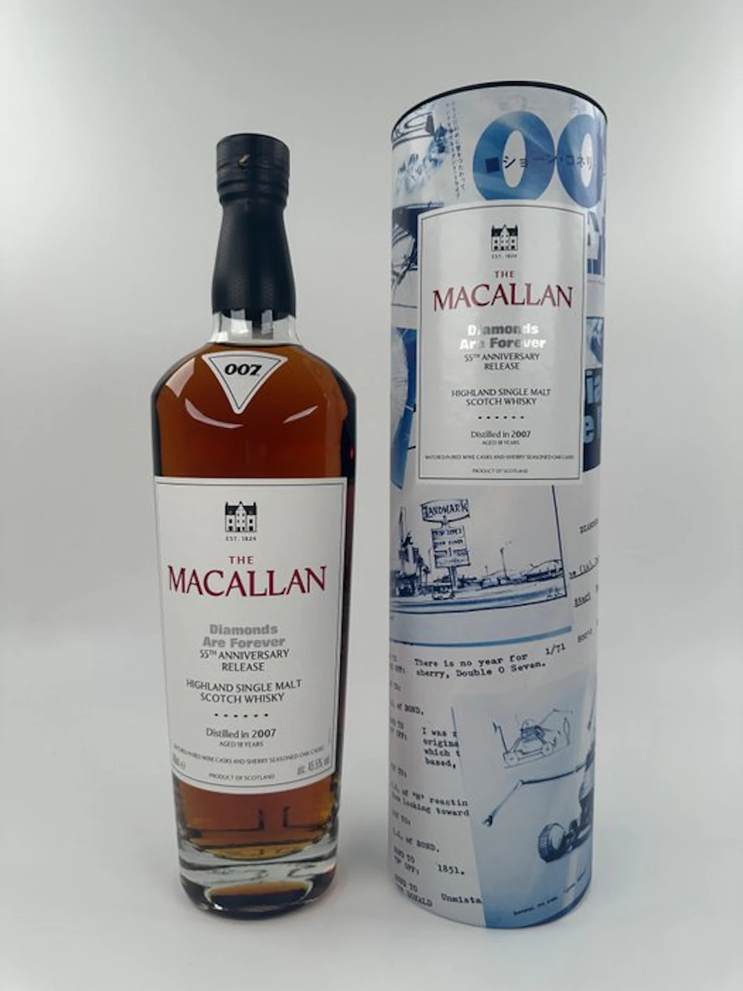 Macallan 2007 18 years old Diamonds Are Forever 55th...