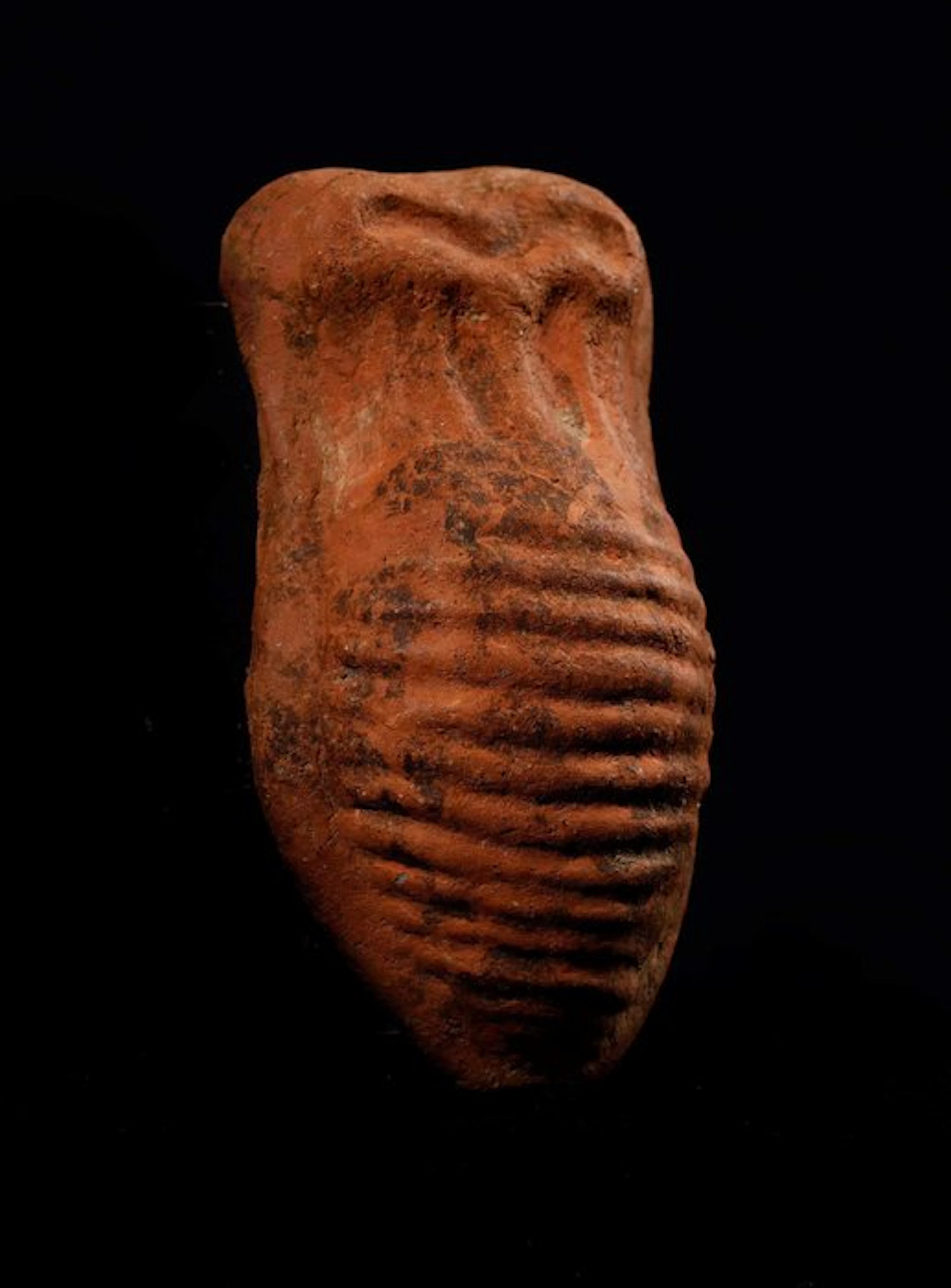 Etruscan Terracotta votive model of the uterus with a...