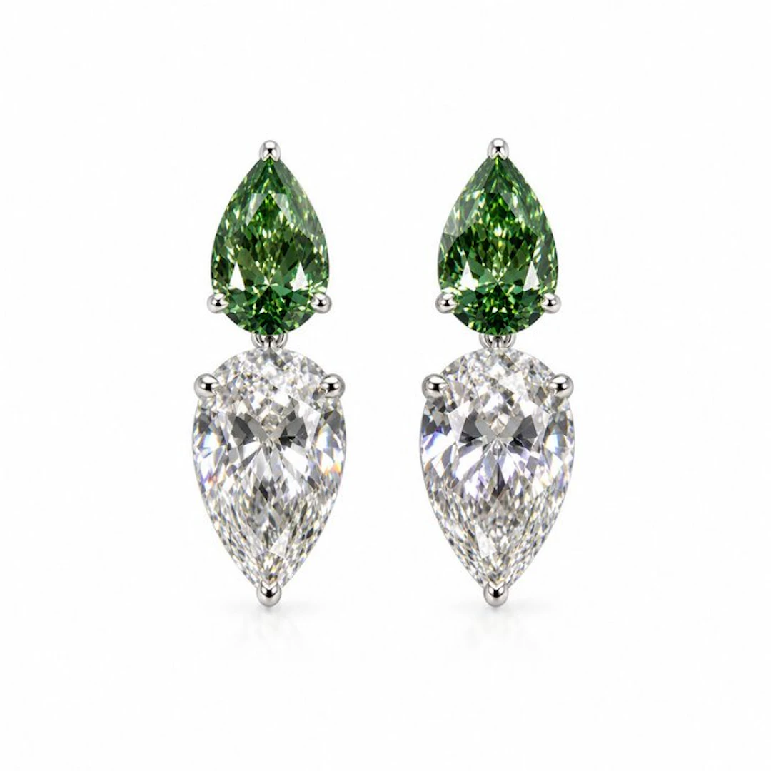 No reserve price - Earrings - 14 kt