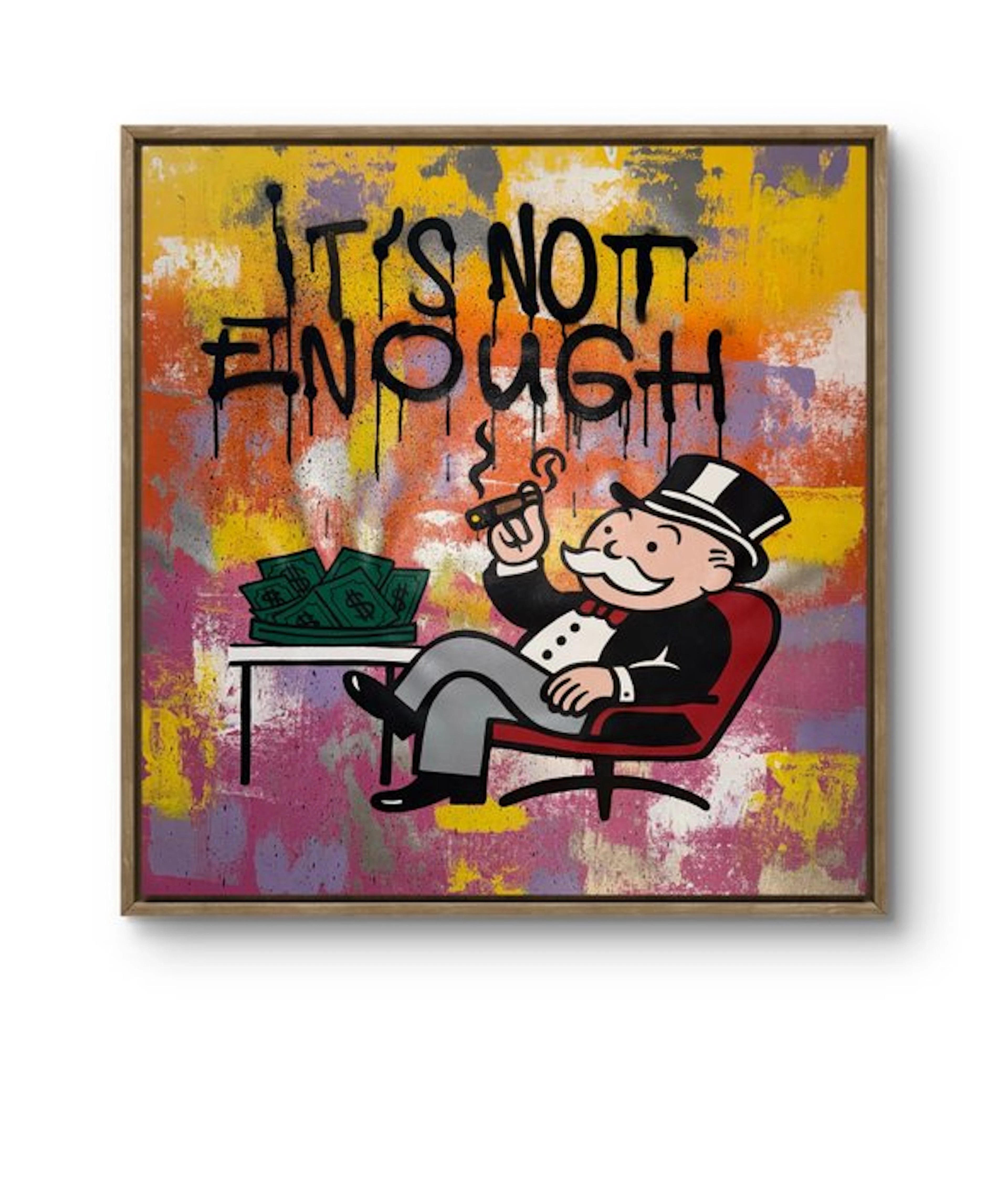 isem (1985) - Monopoly Guy X it s not enough (size 75x67cm)