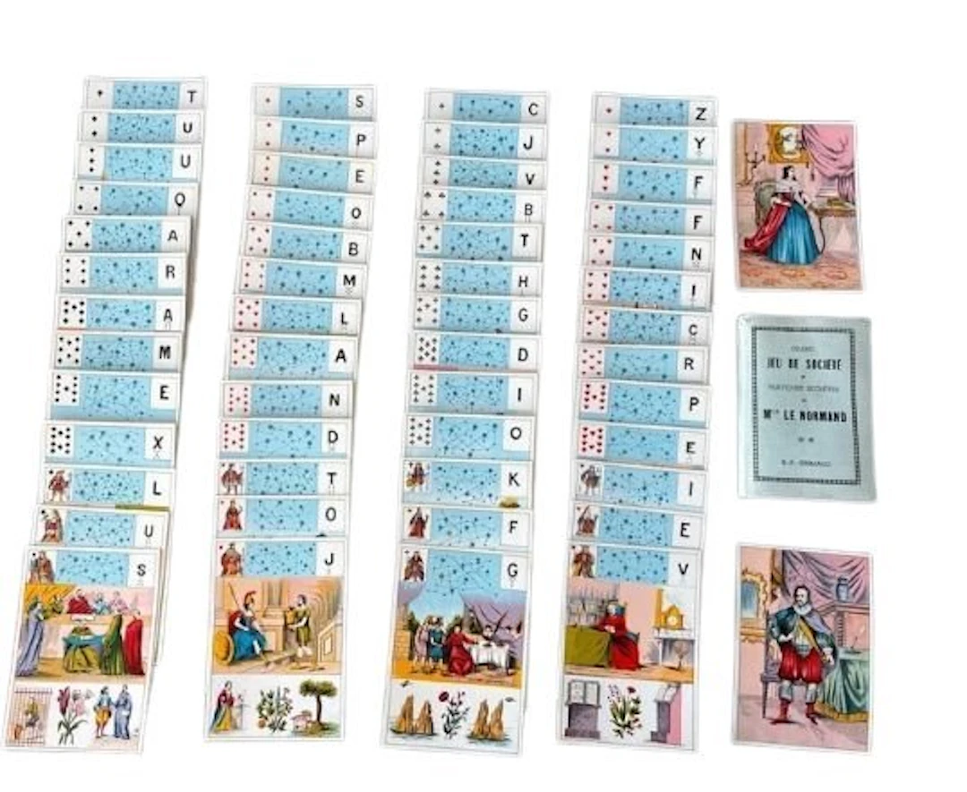 Mlle Le Normand - Playing cards - Grand Jeu de Mlle Lenormand - B.P