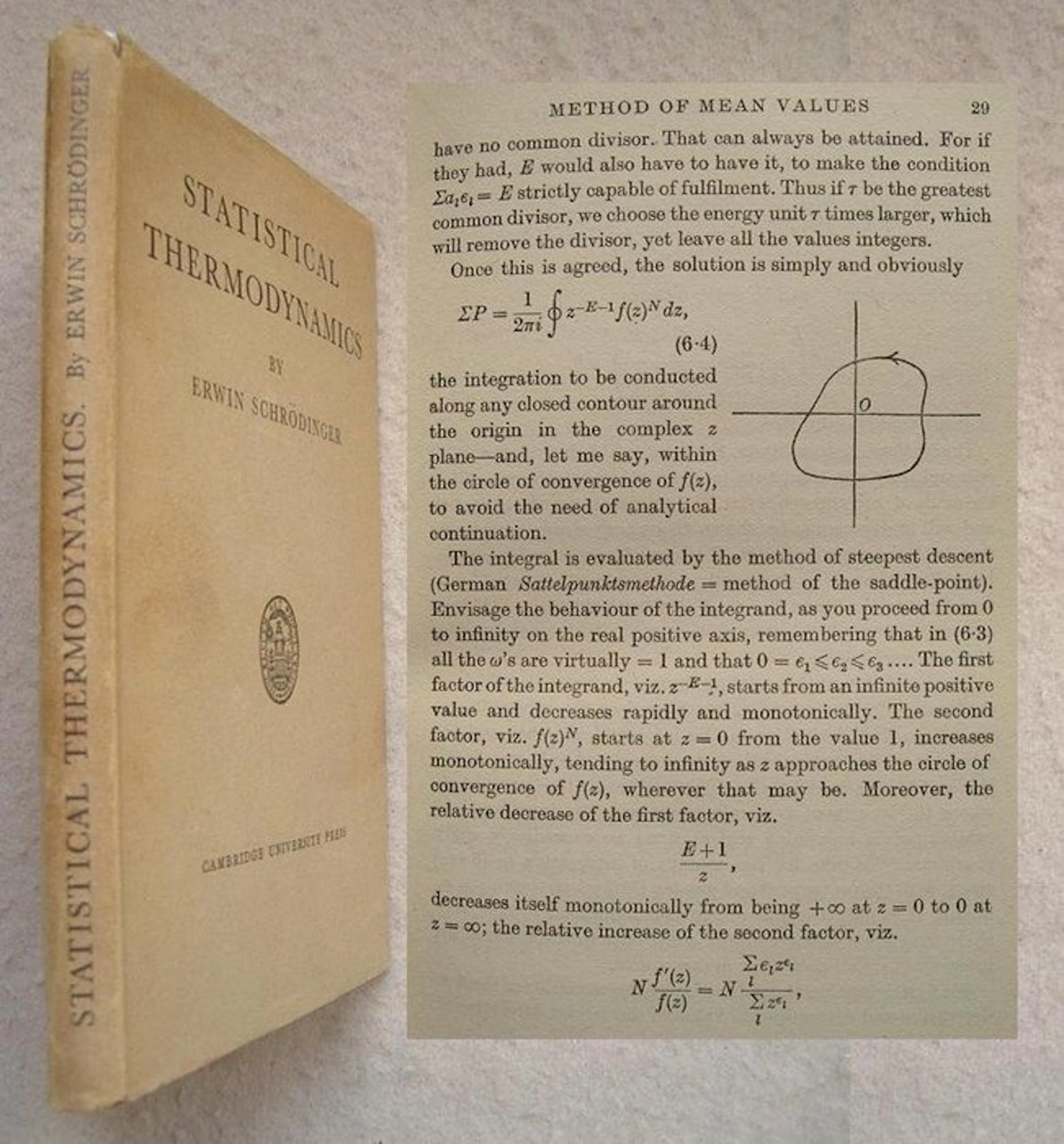 Erwin Schrödinger - Statistical Thermodynamics - 1948