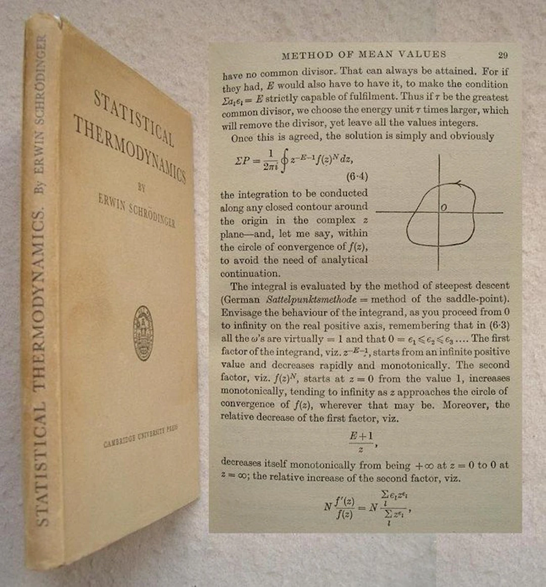 Erwin Schrödinger - Statistical Thermodynamics - 1948