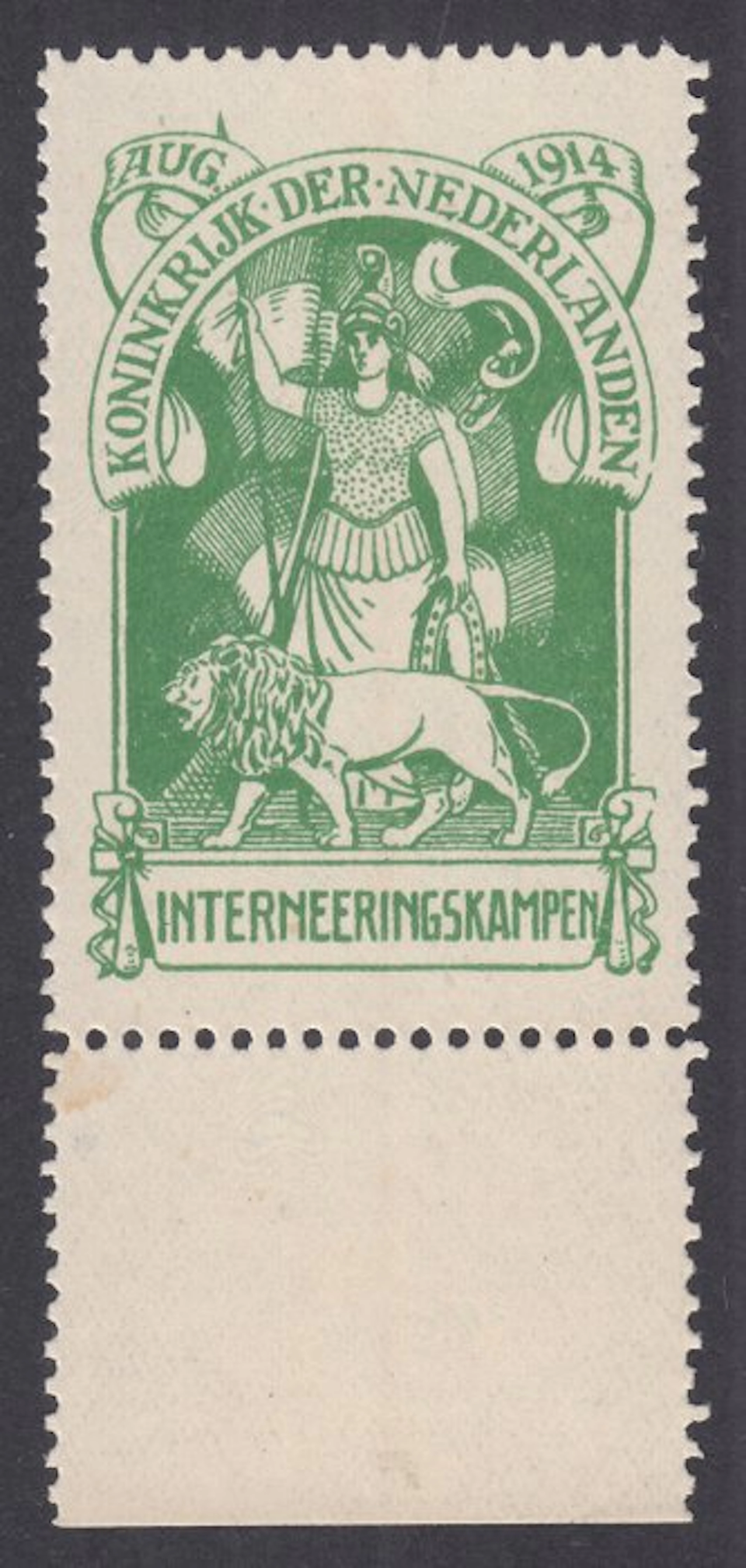Netherlands 1916 - Internment stamps