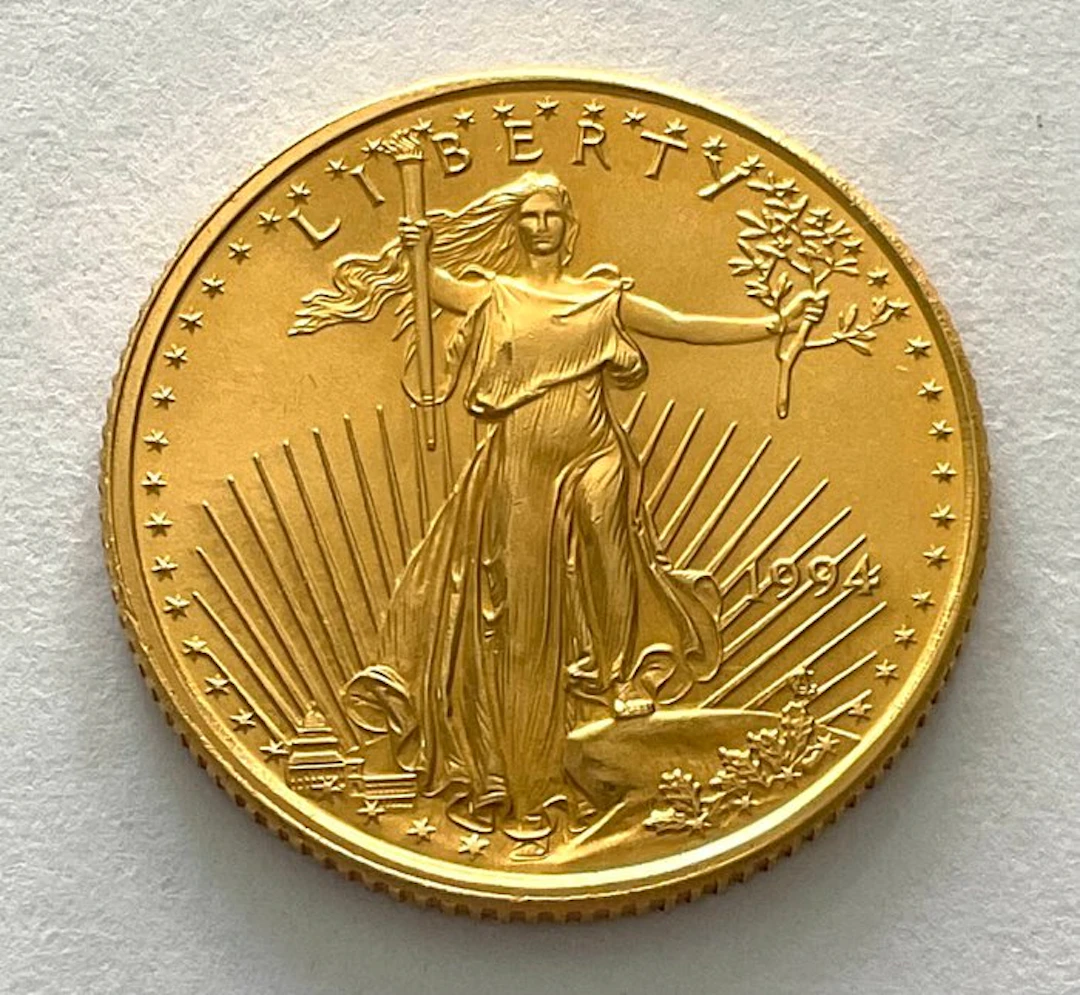 United States. 5 Dollars 1994 - American Eagle - 1/10 oz Gold