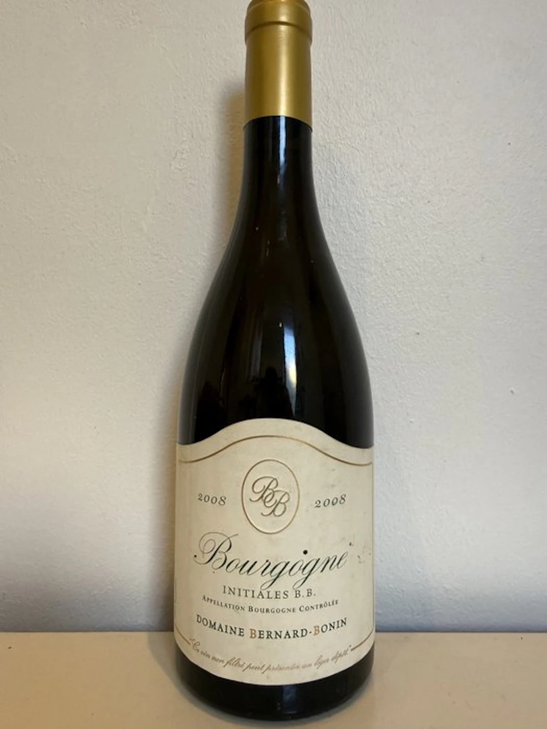 2008 Domaine Bernard-Bonin, "nitiales B.B." - Burgundy - 1 Bottle (0.75L)