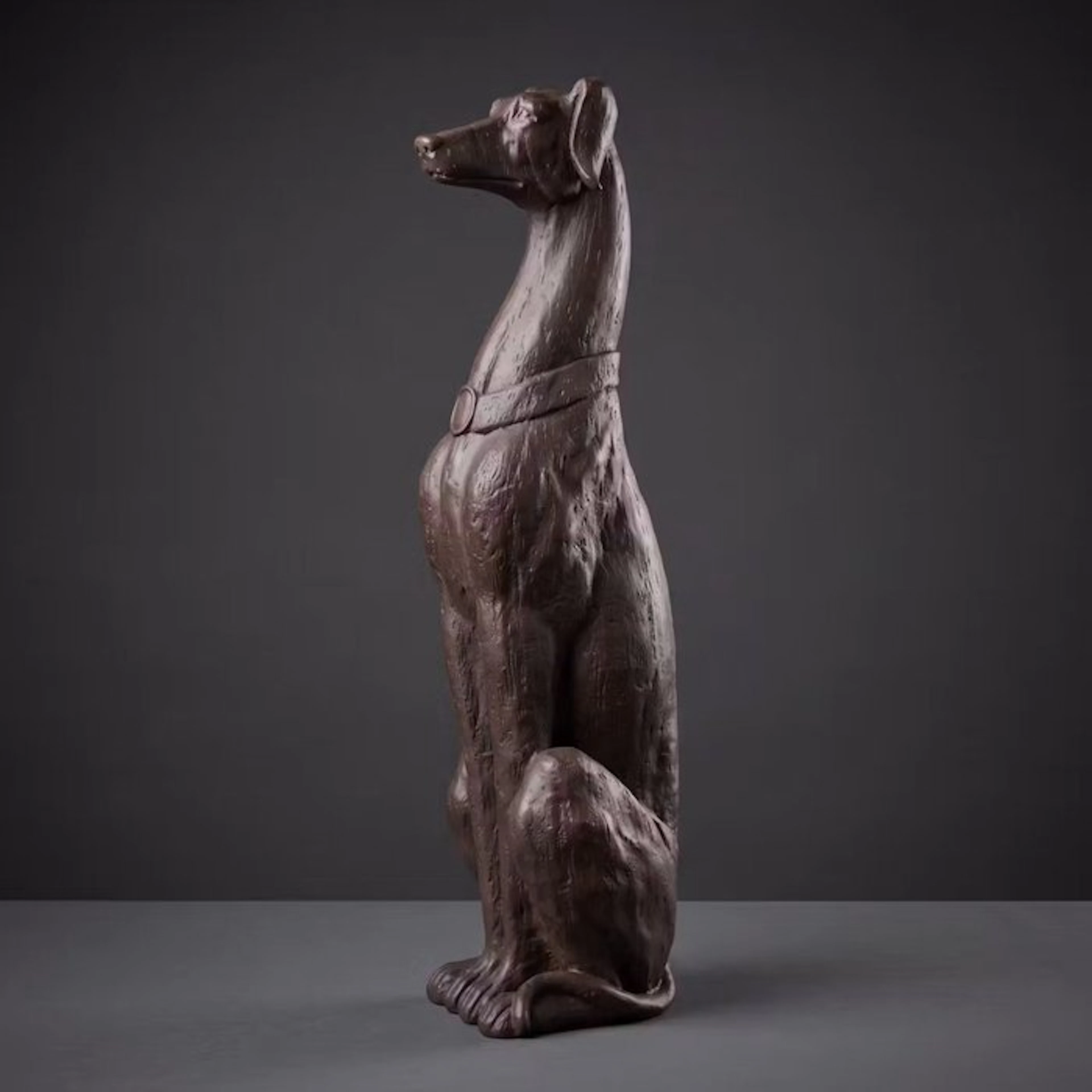 Statue, XL windhond 76.5 cm / 5 kg - 76.5 cm - Resin