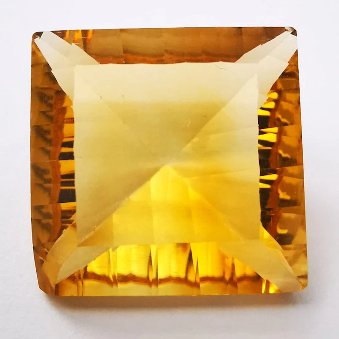 No reserve price Citrine - 17.30 ct - Antwerp Laboratory...