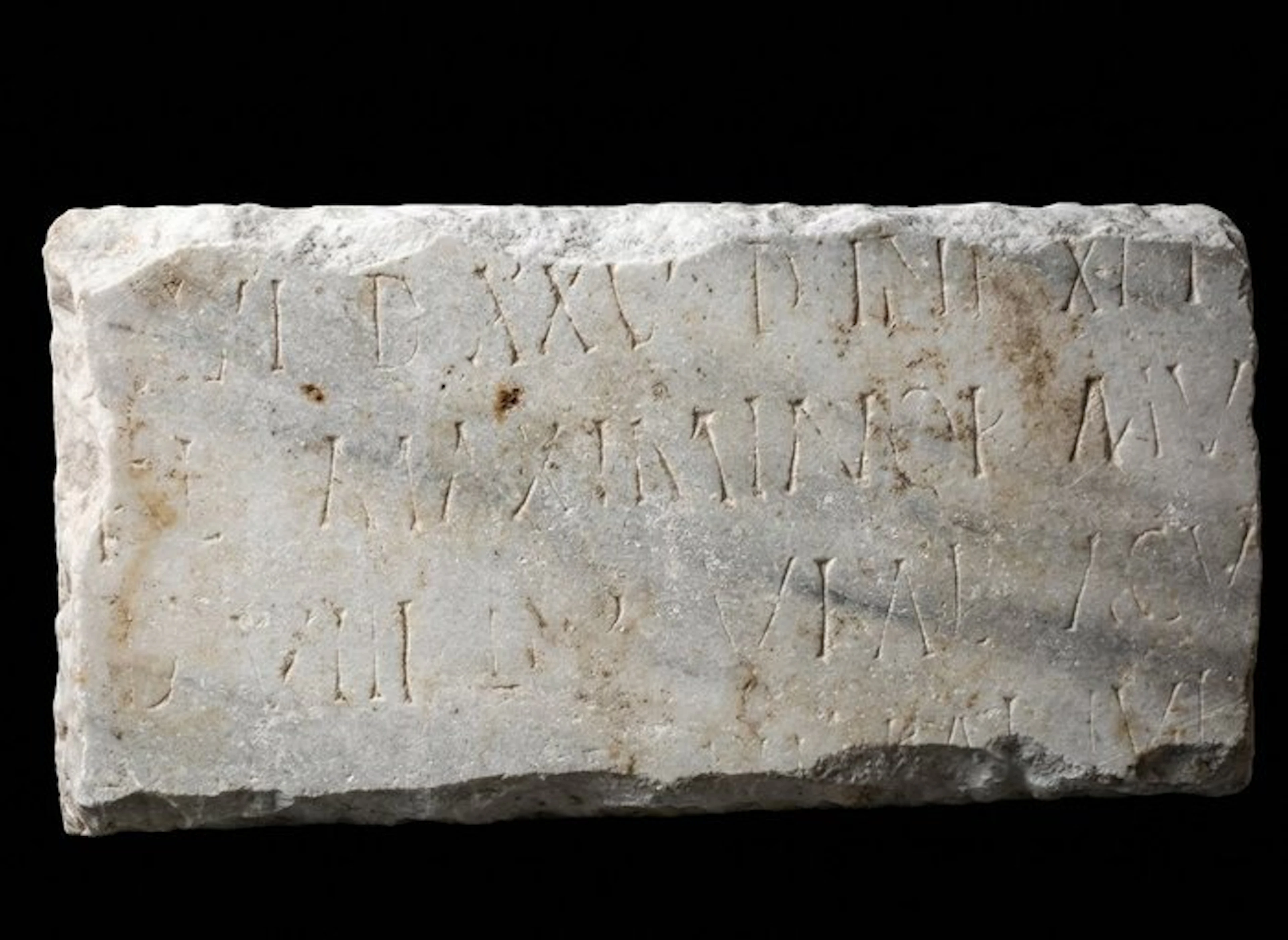 Ancient Roman Marble Slab with inscription