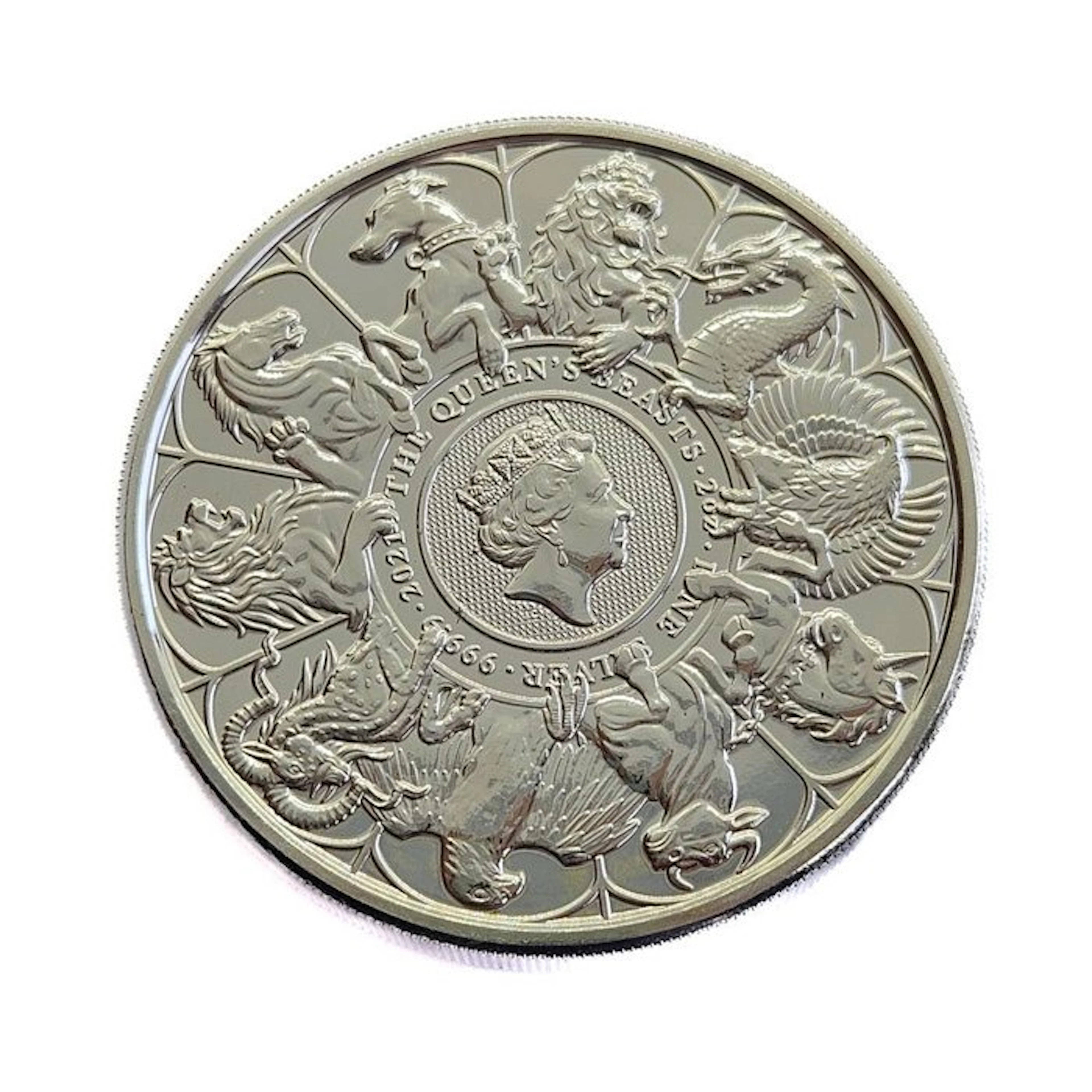 United Kingdom. 5 Pounds 2021 - The Queen's Beasts Completer