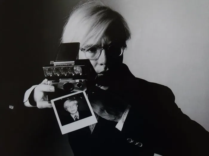 Oliviero Toscani (1946–2025) - Andy Warhol with Polaroid