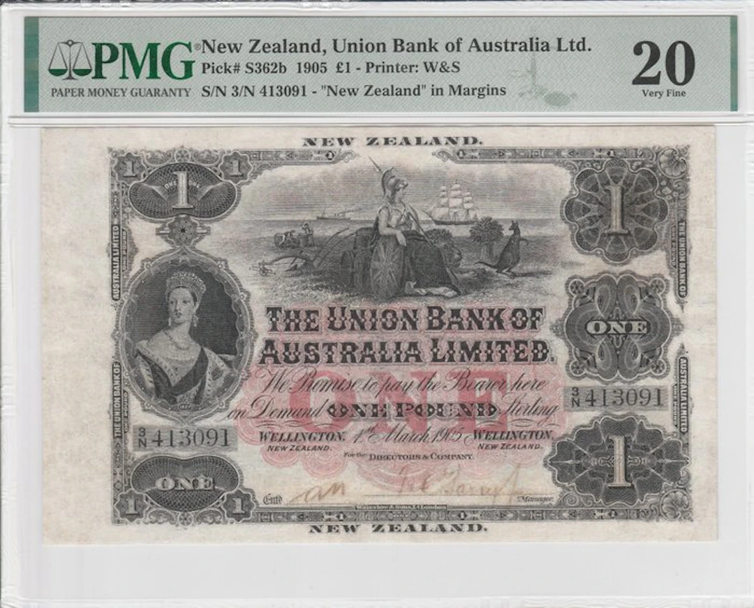New Zealand. - 1 Pound 1905 - Pick S-362b