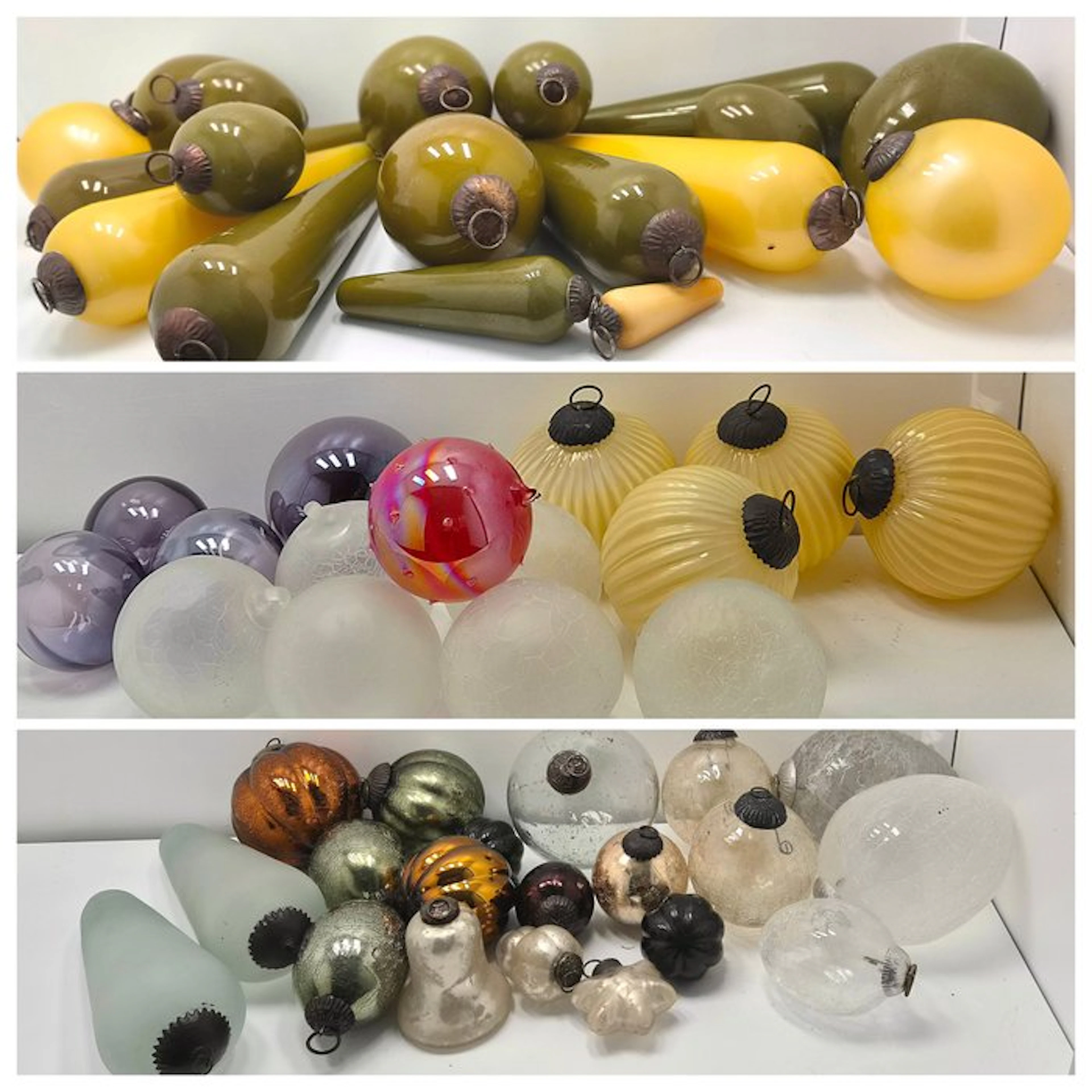 Christmas baubles (52) - Glass