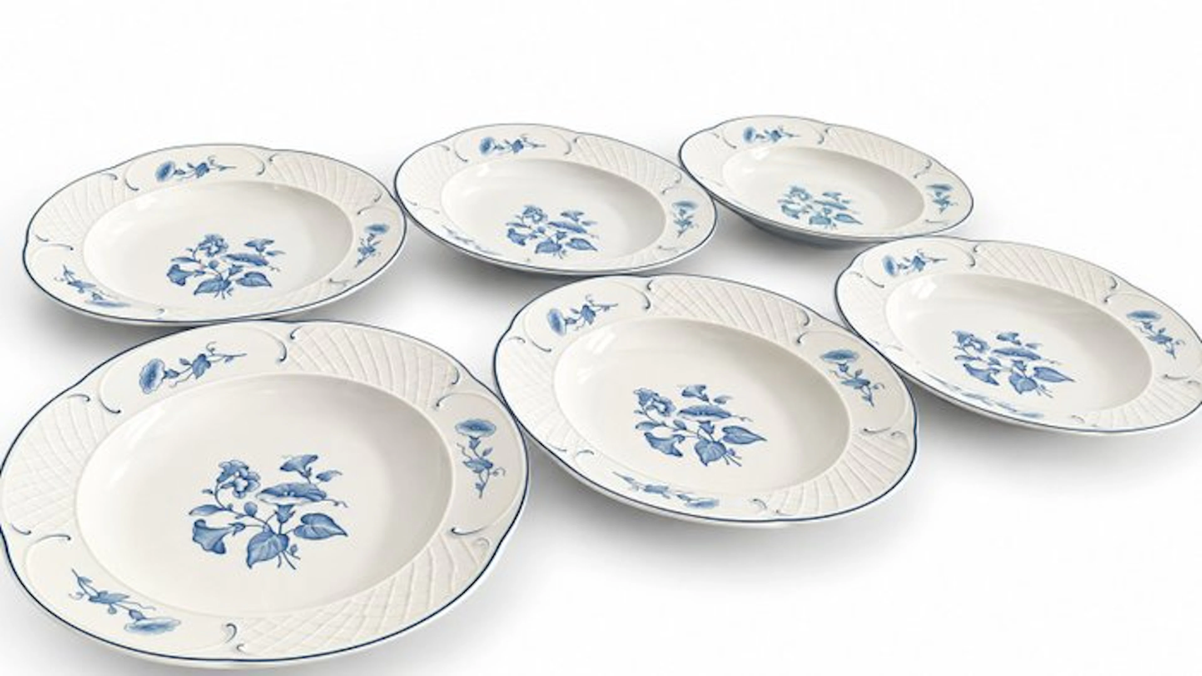 Villeroy & Boch - 6 Assiettes Creuses - Table service (6)...