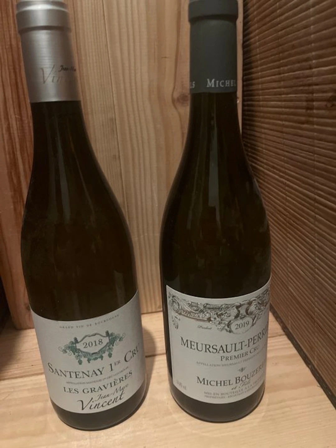 2018 Jean-Marc Vincen Santenay "Les Gravières" & 2019...