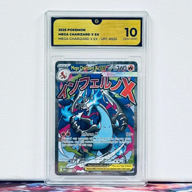 Pokémon Graded card - MEGA CHARIZARD X EX #023 2025...