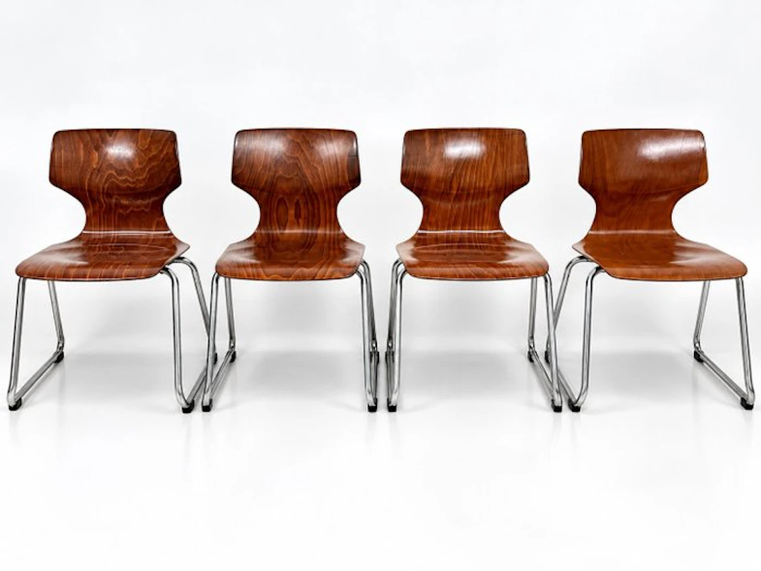 Flototto - Elmar Flototto - Chair (4) - Shell chair - Wood