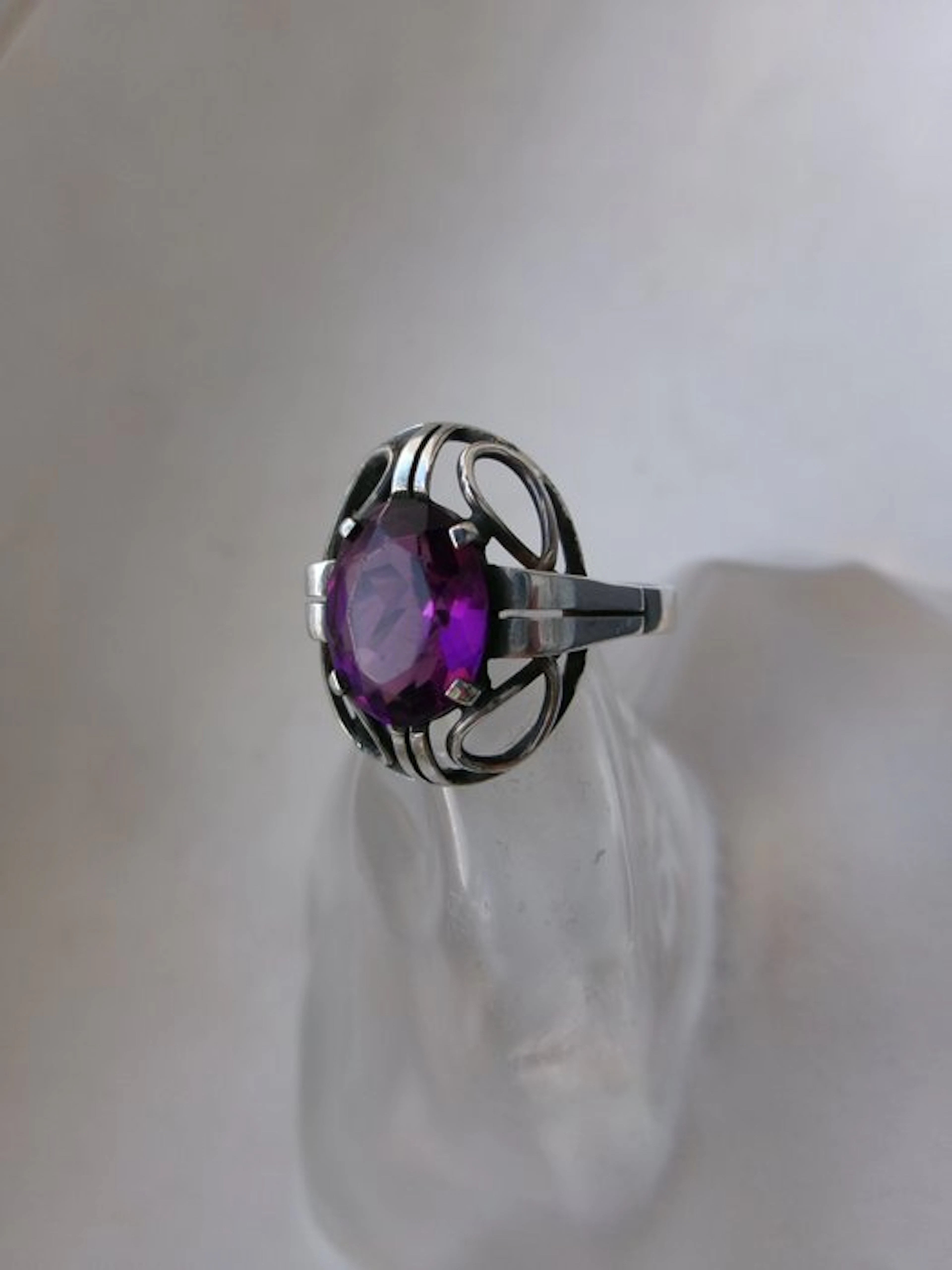 Silver - Ring - Art Deco