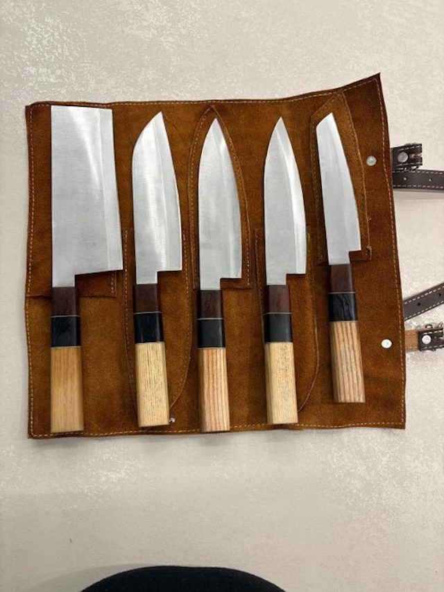 Kitchen knife - carbon steel - North America - Handmade knives
