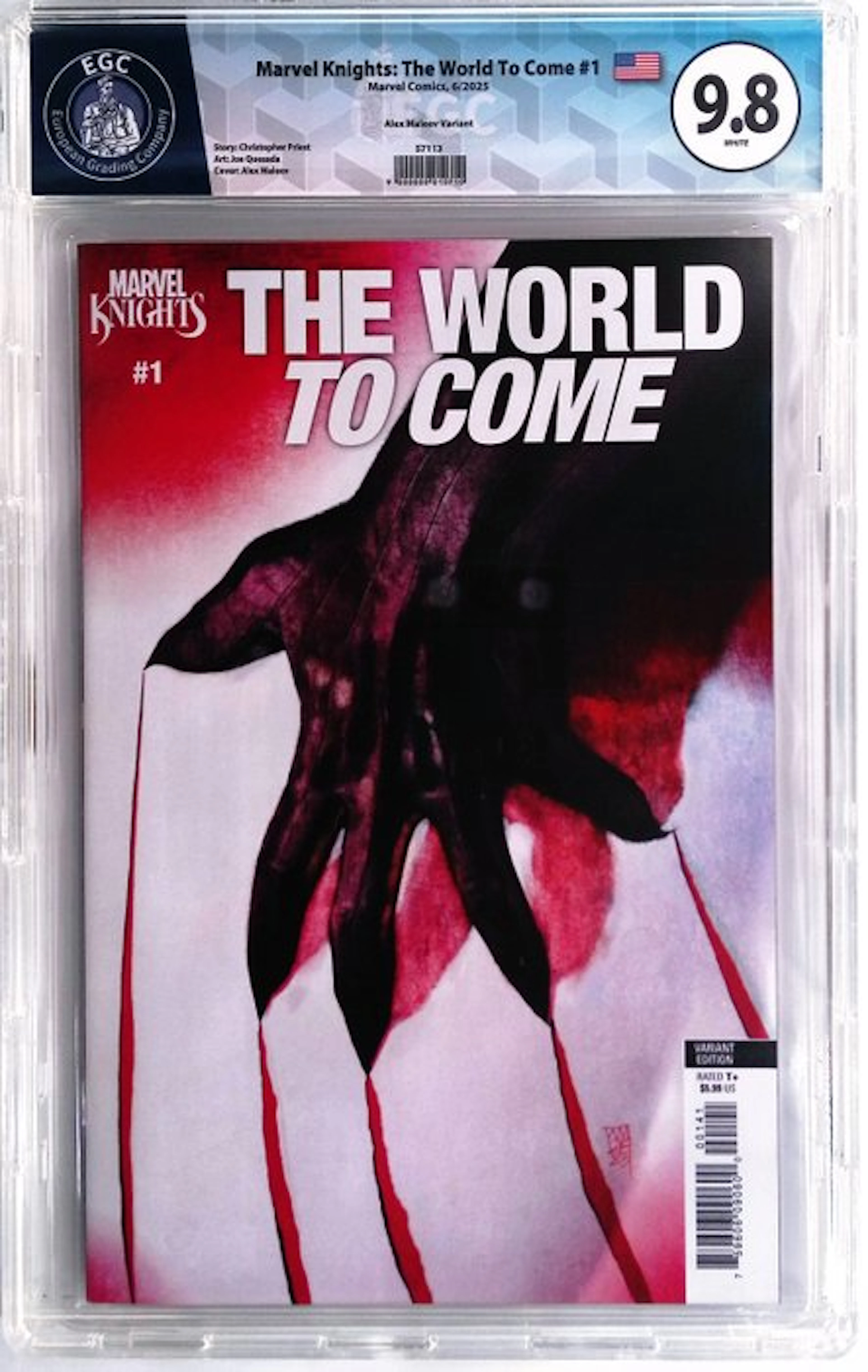 Marvel Knights: The World To Come #1 - EGC 9.8 - 1 Graded...