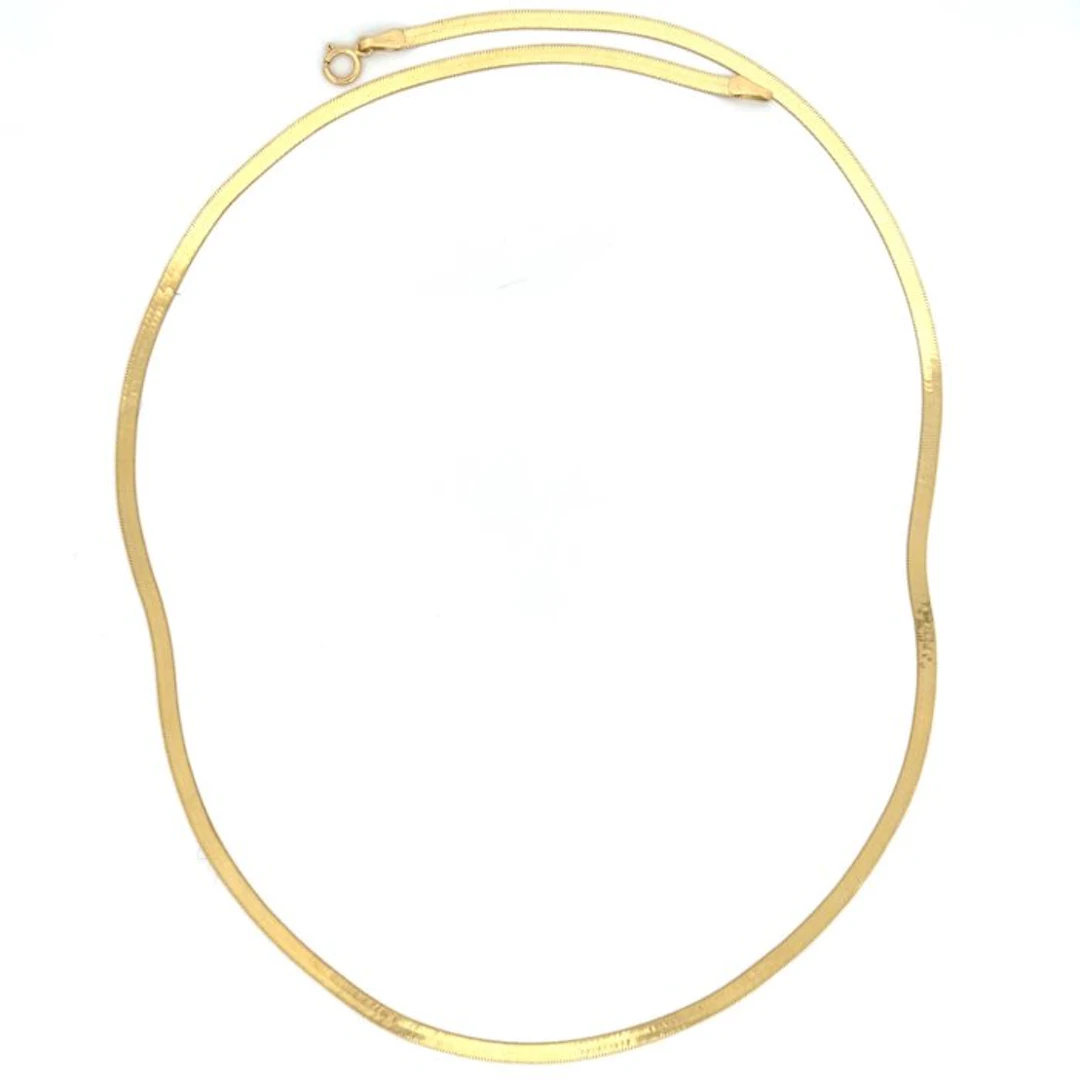 Necklace - 18 kt. Yellow gold - Snake - 50 cm