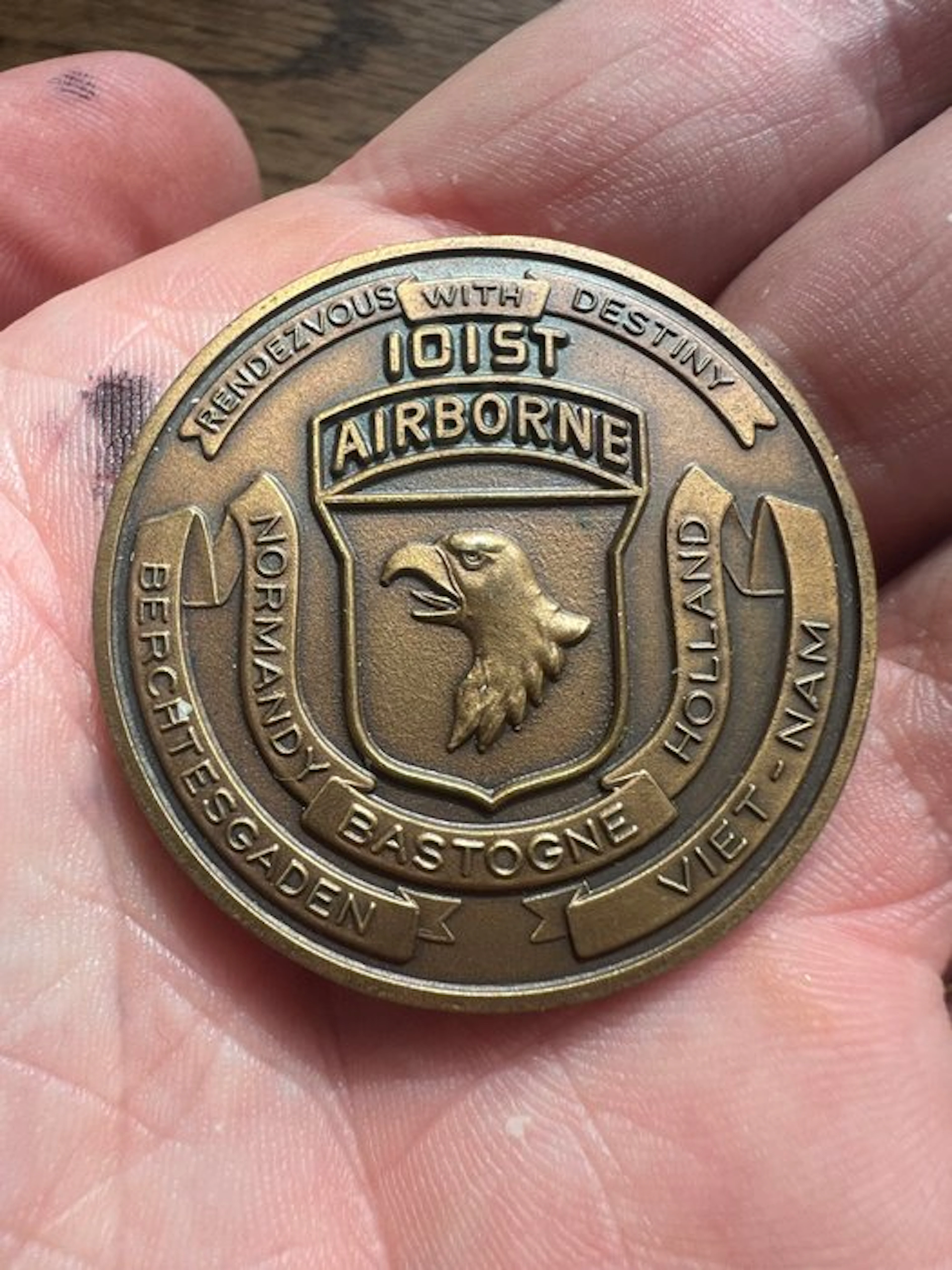 United States - Medal - Rare US 101st Airborne Air Assault Challenge Coin