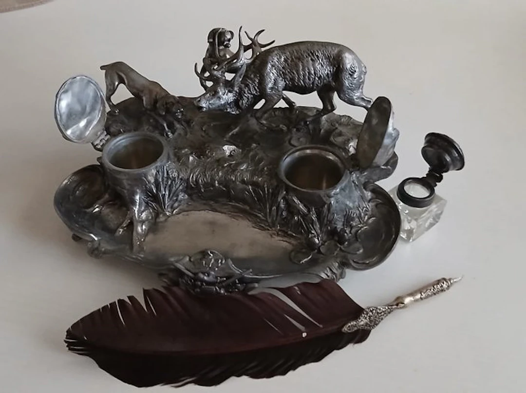 Inkwell - Pewter