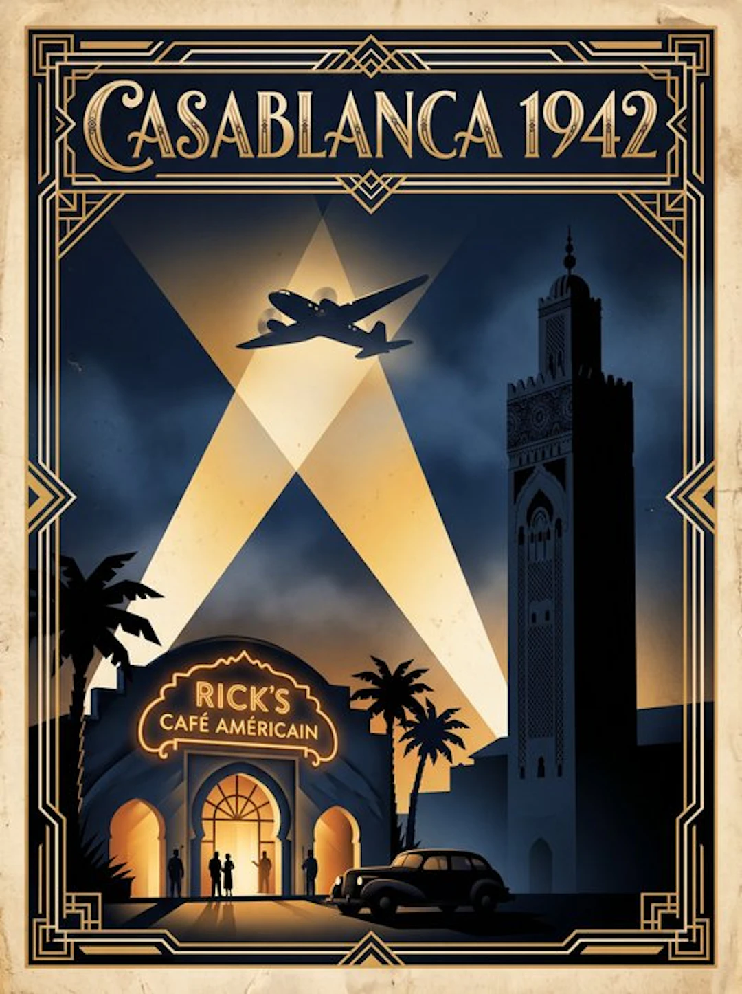 Henshin - Casablanca 1942 - Art Deco Tribute