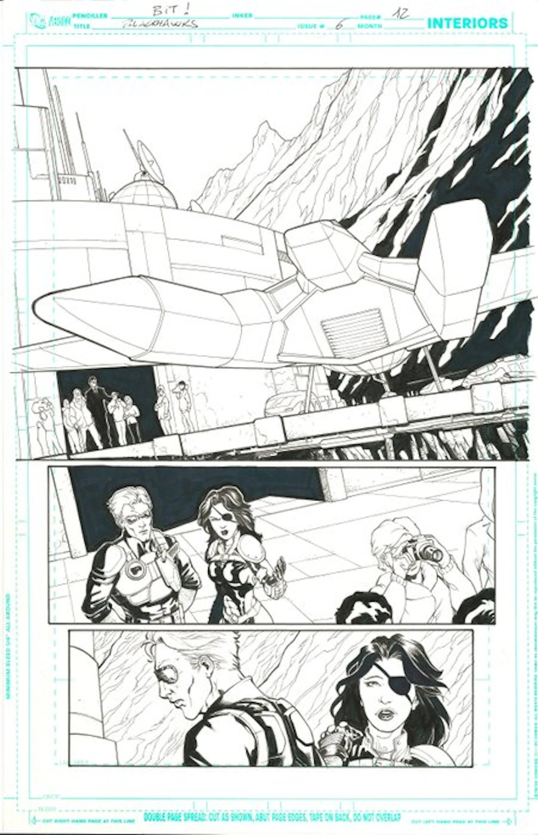 CAFU & Bit - 1 Original page - Blackhawks