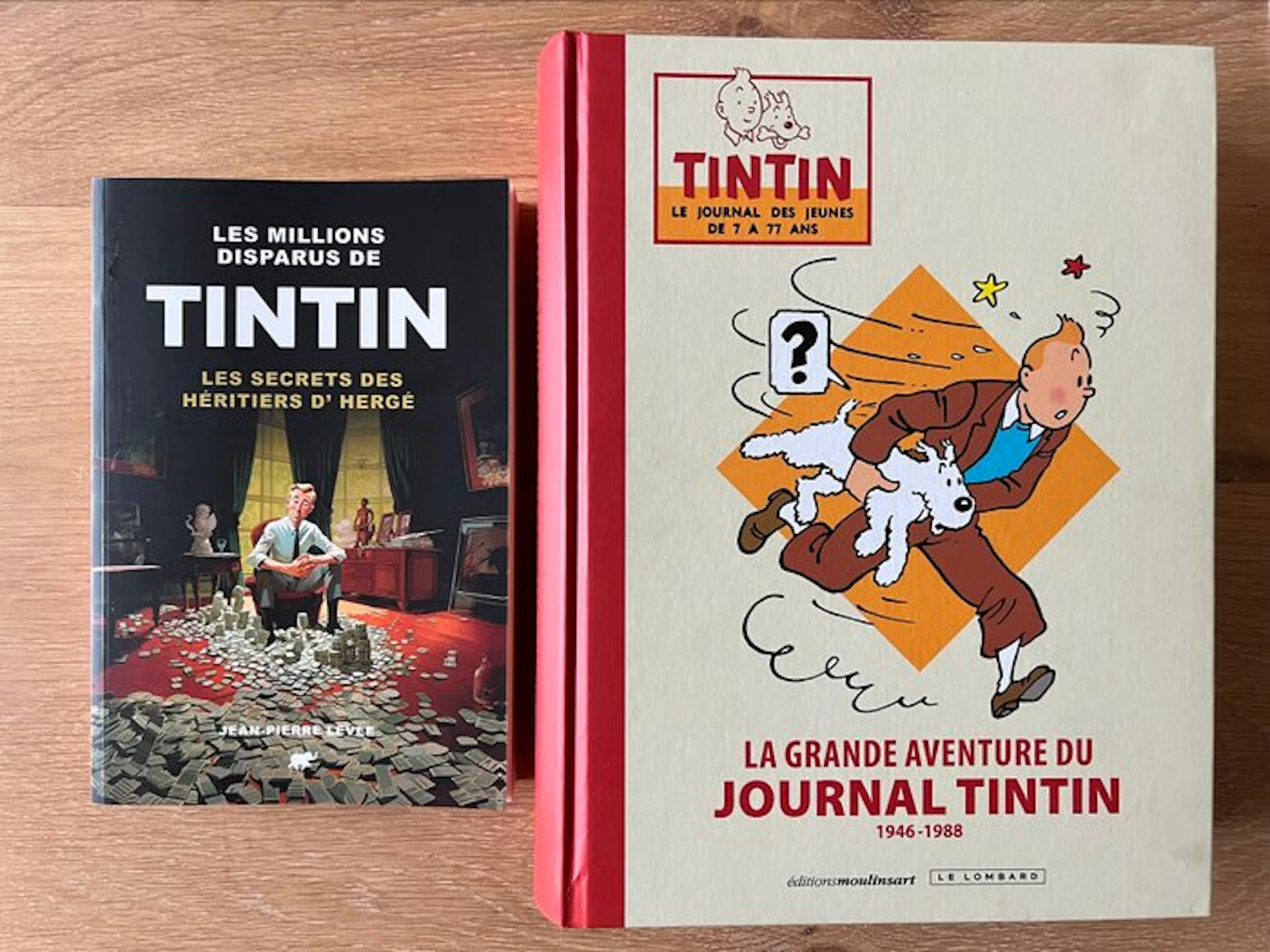 Tintin - La grande aventure du Journal Tintin - 2 Album...