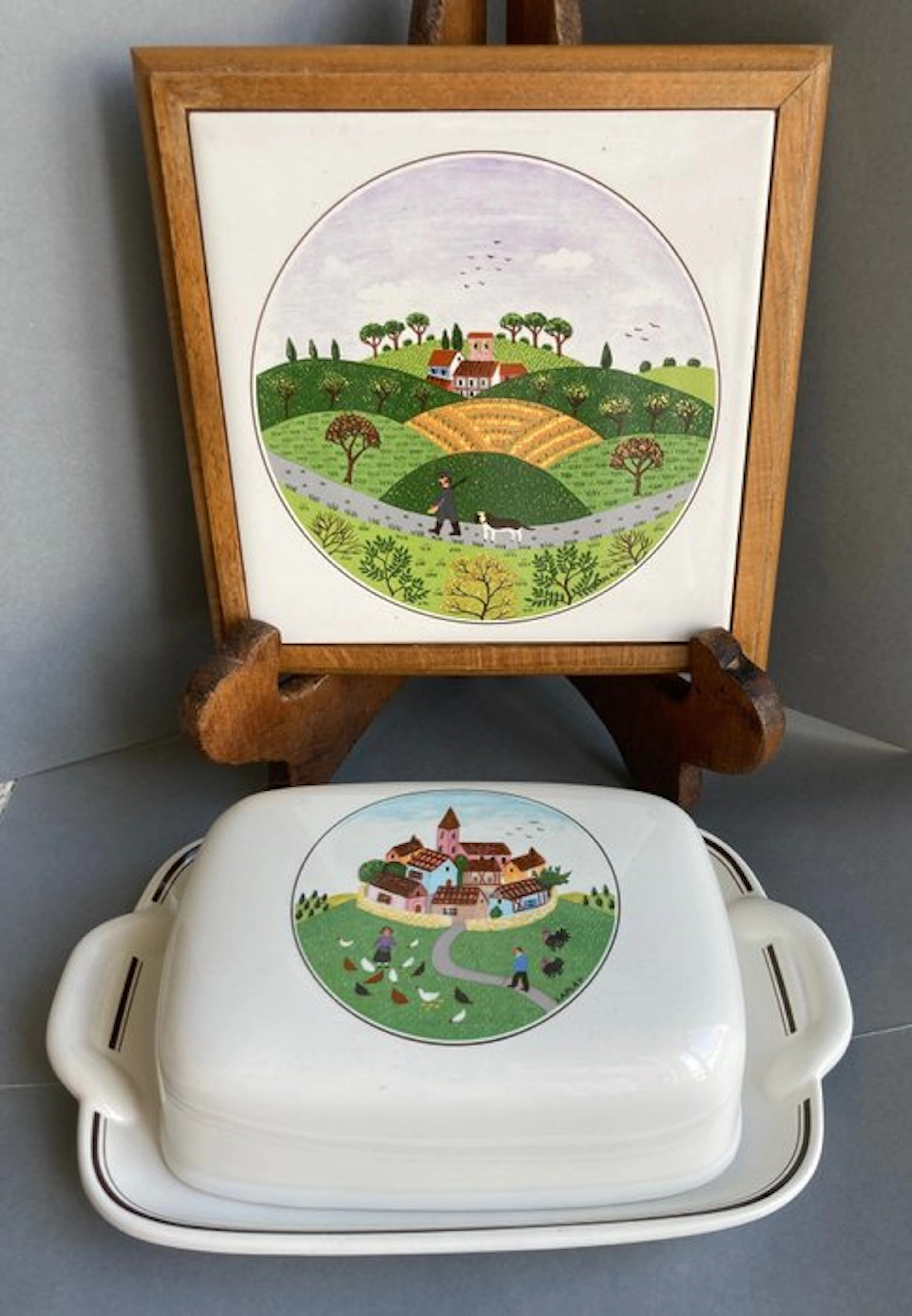 Villeroy & Boch - LAPLAU modèle NAIF - Butter dish (2)...