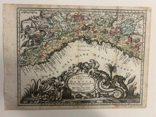 Italy - Liguria / Genoa; Matthäus Seutter (Augsburg