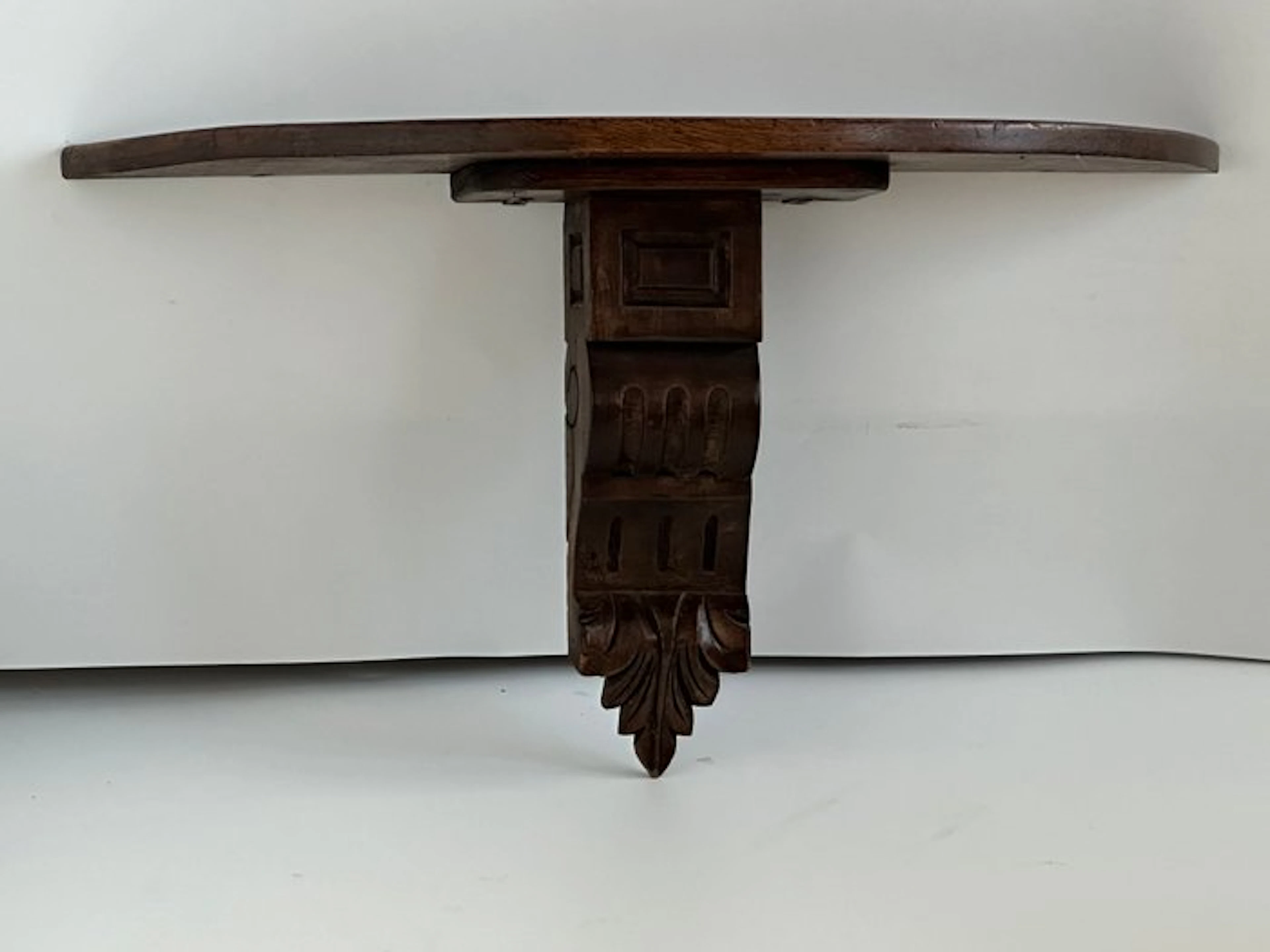 Console table - Hardwood - Wall console - H 37 x L 65 cm