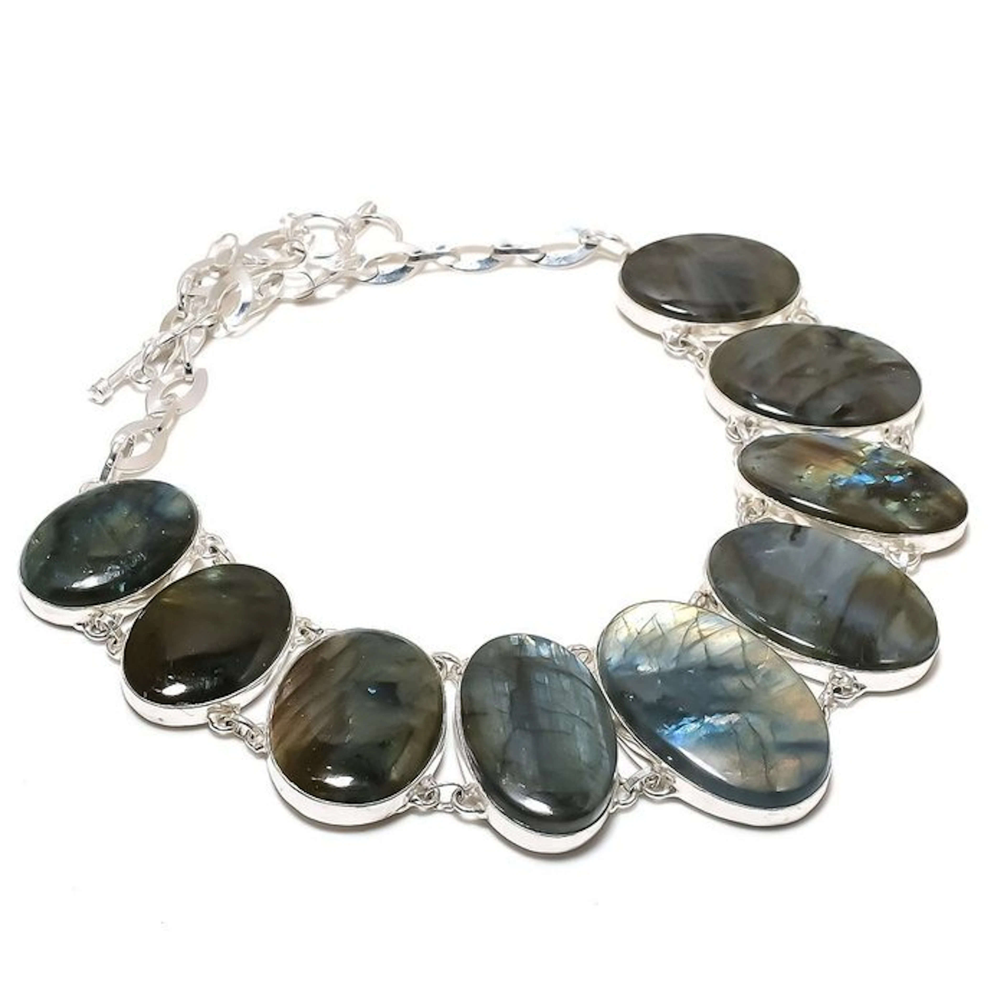 Metal - Necklace - Labradorite Vintage Necklace