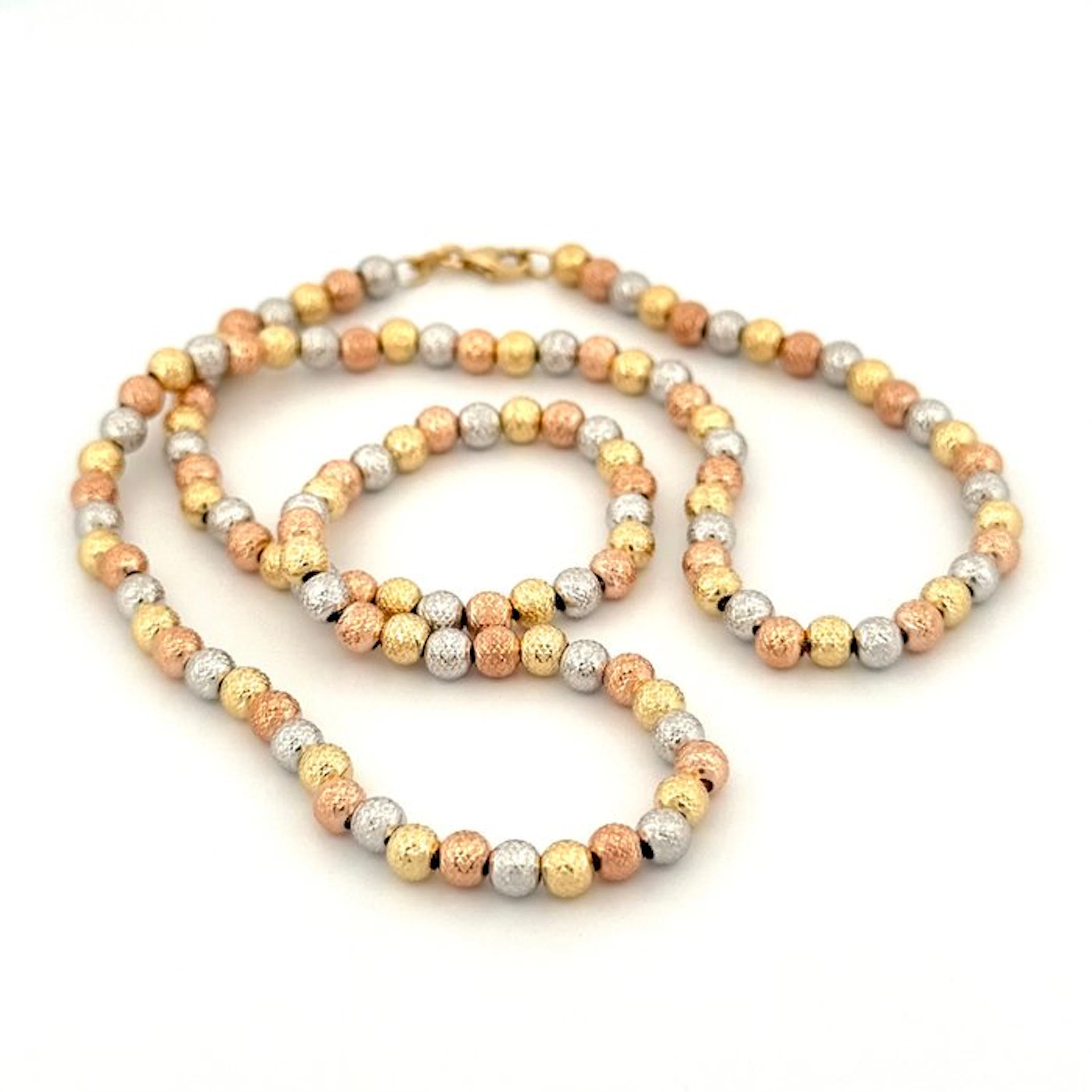 Necklace - 18 kt. Yellow gold, White gold, Rose gold - Gold Art