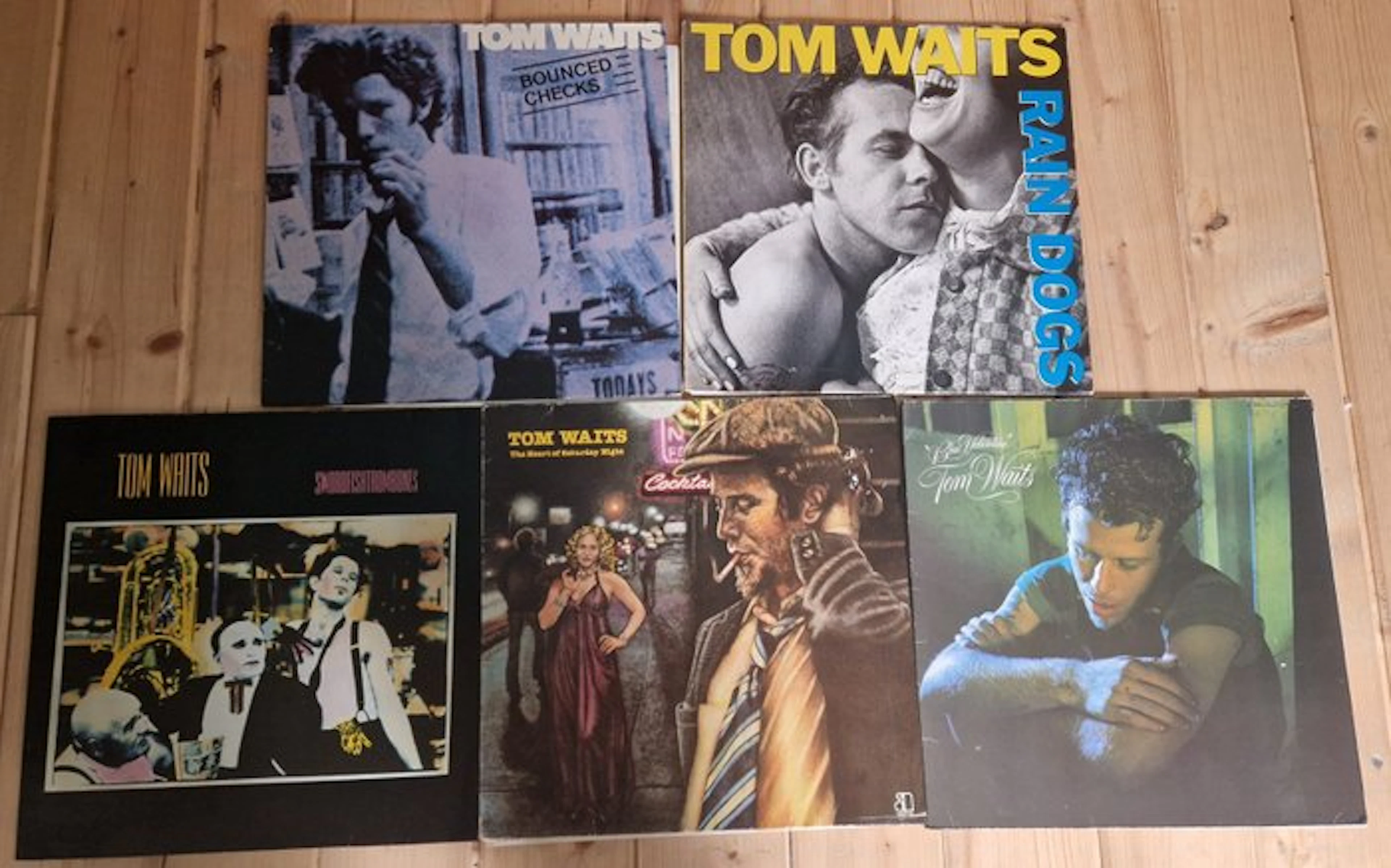 Tom Waits - 5 Great Albums - Multiple titles - LP albums (multiple