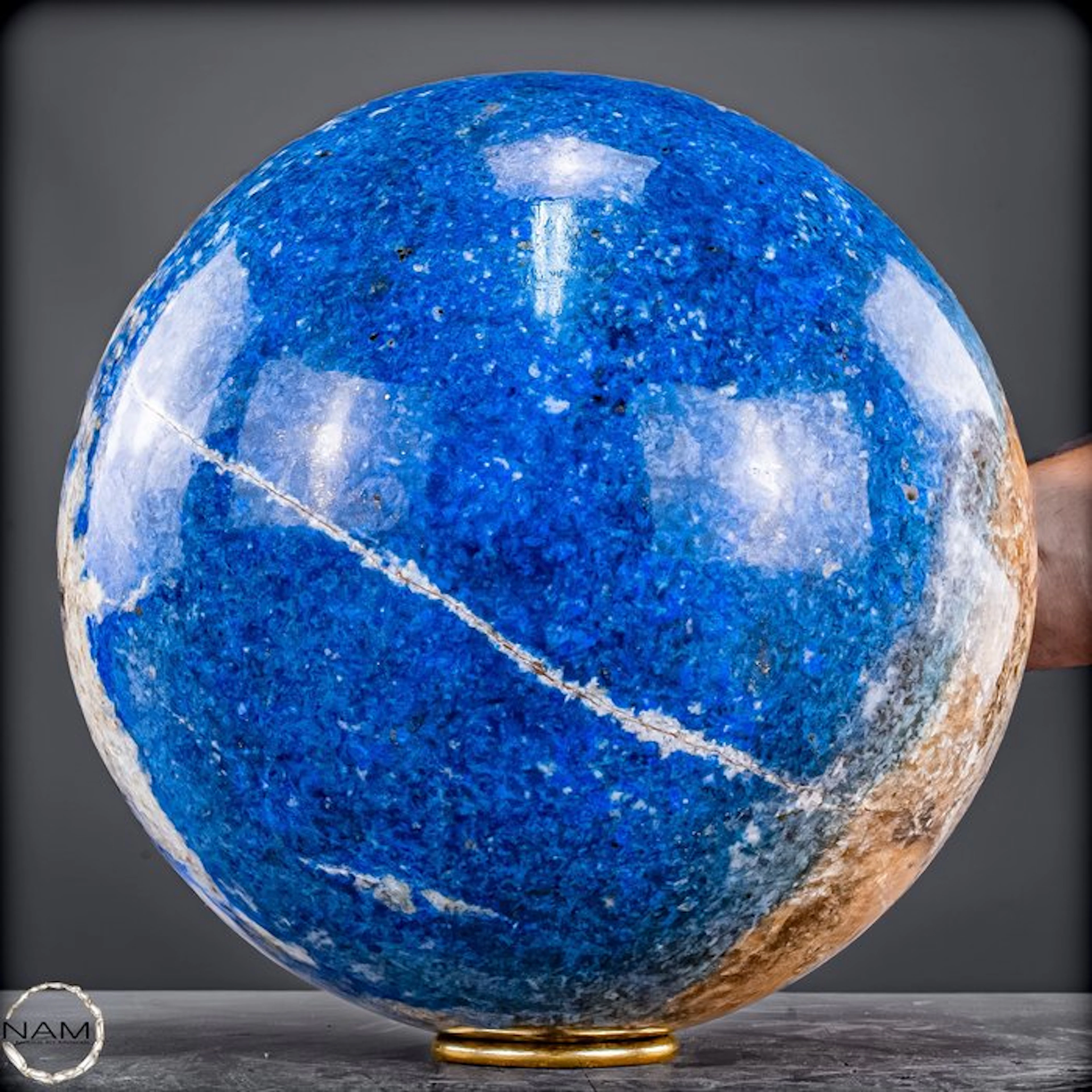 Lapis Lazuli Kugel – Timeless Elegance in deep royal blue- 24527.88 g