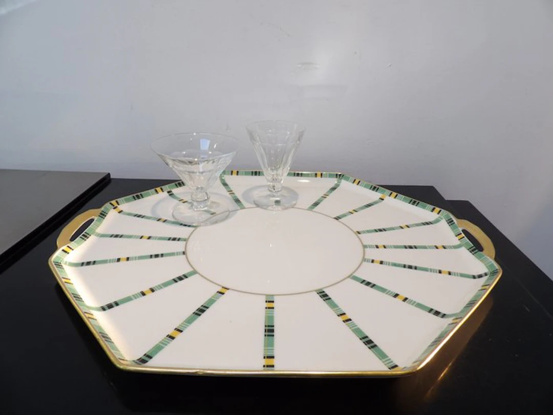 Limoges - Balleroy Freres - Tray - Porcelain