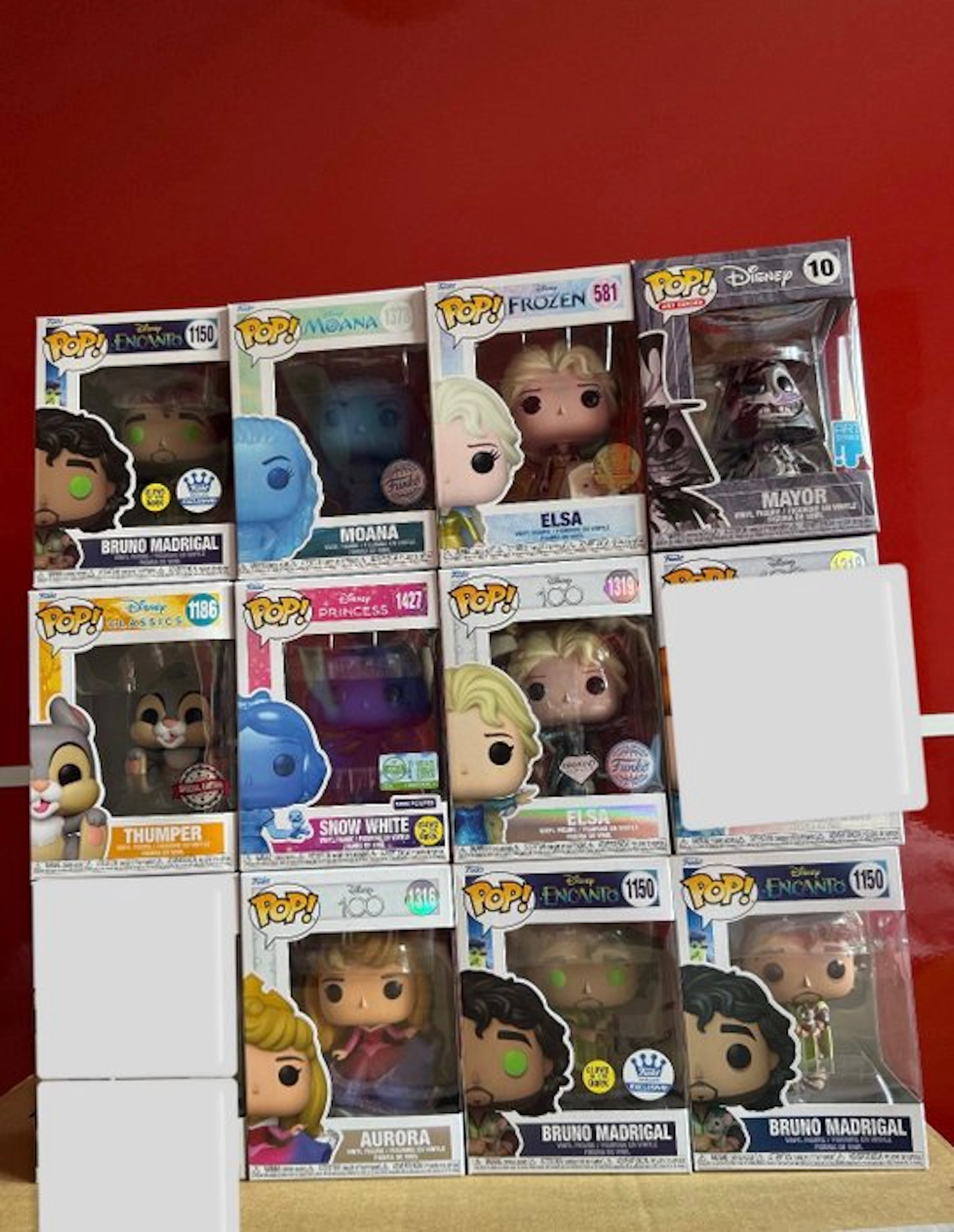 Funko - Funko Pop Set di 10 Funko disney - 2020+ - U.K.